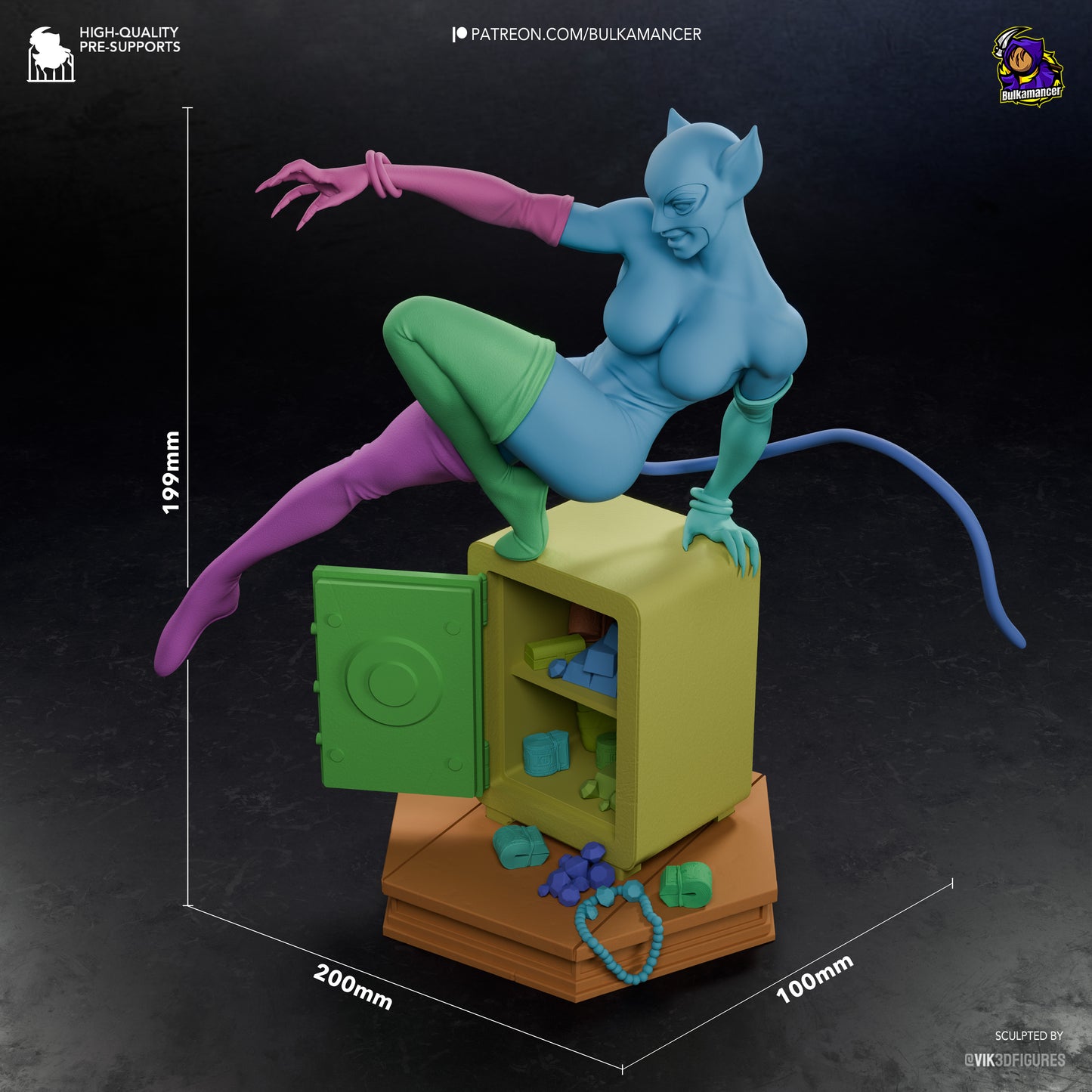 Bulkamancer Sculps Catwoman