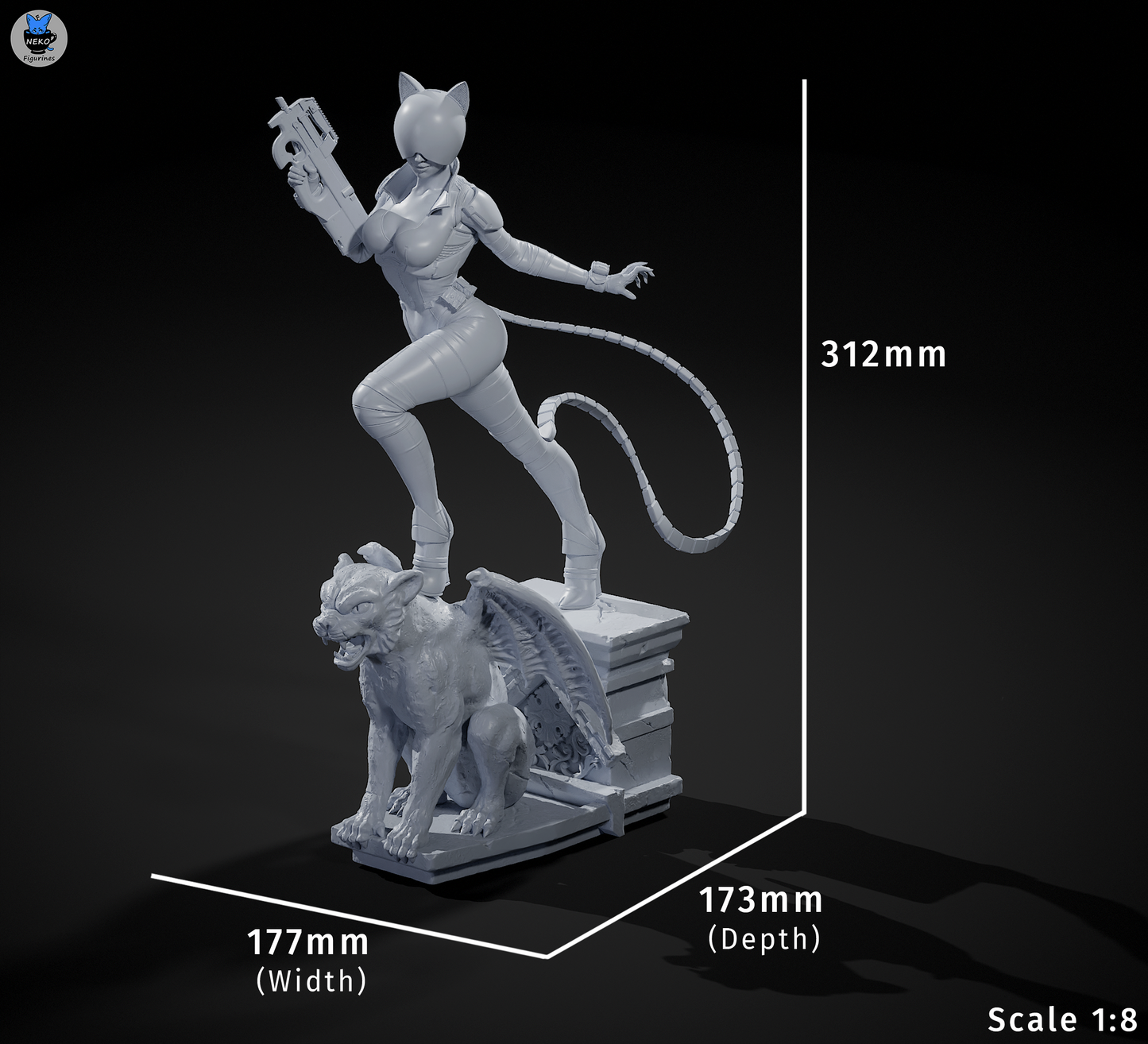 Neko Figurines Catwoman Absolute