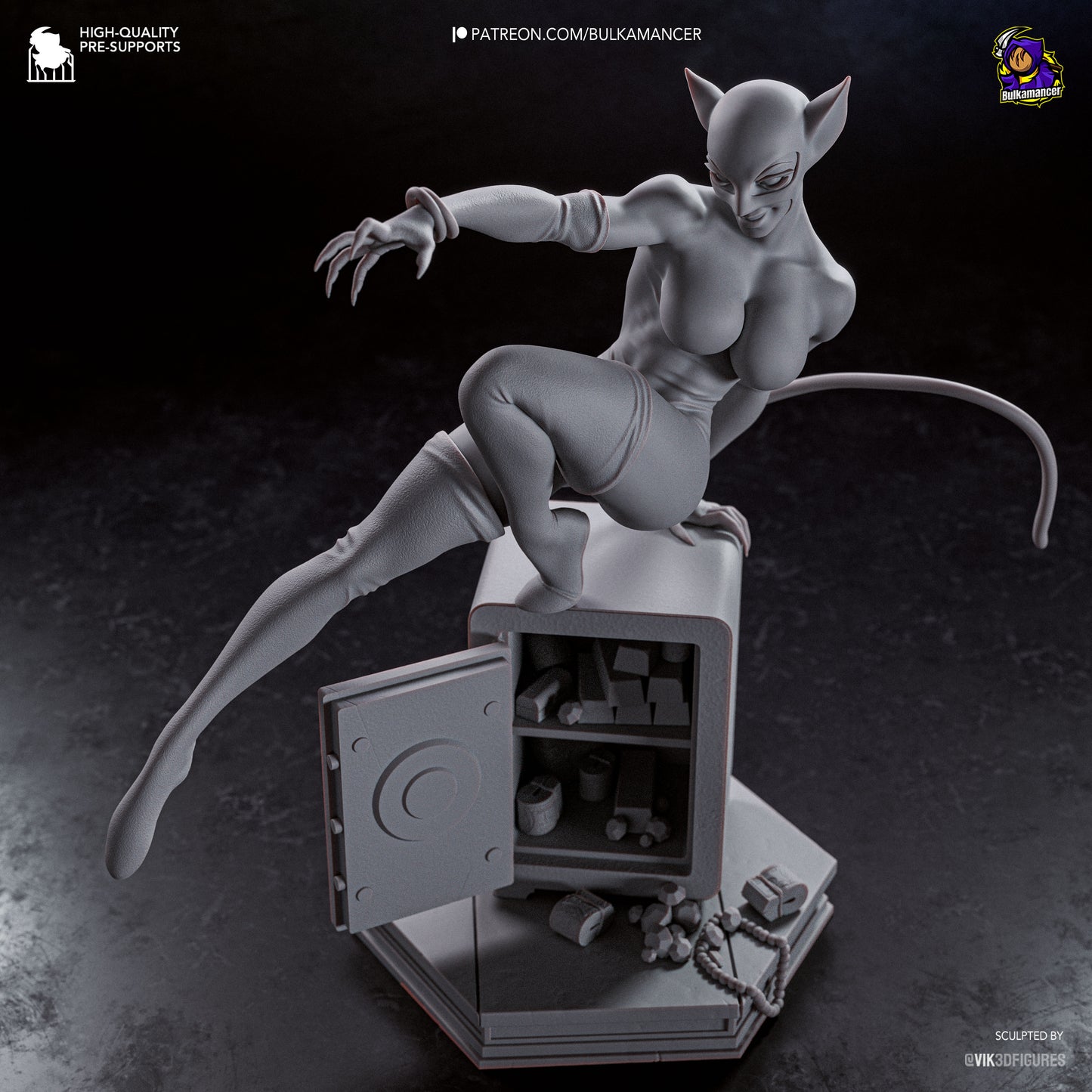 Bulkamancer Sculps Catwoman