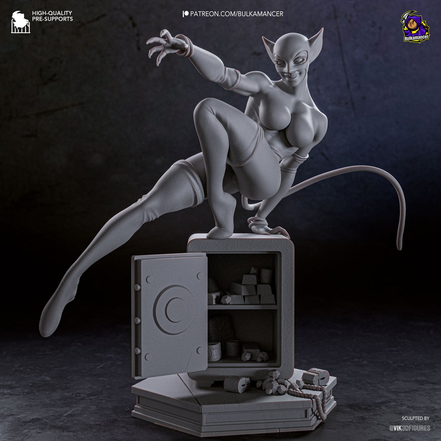 Bulkamancer Sculps Catwoman