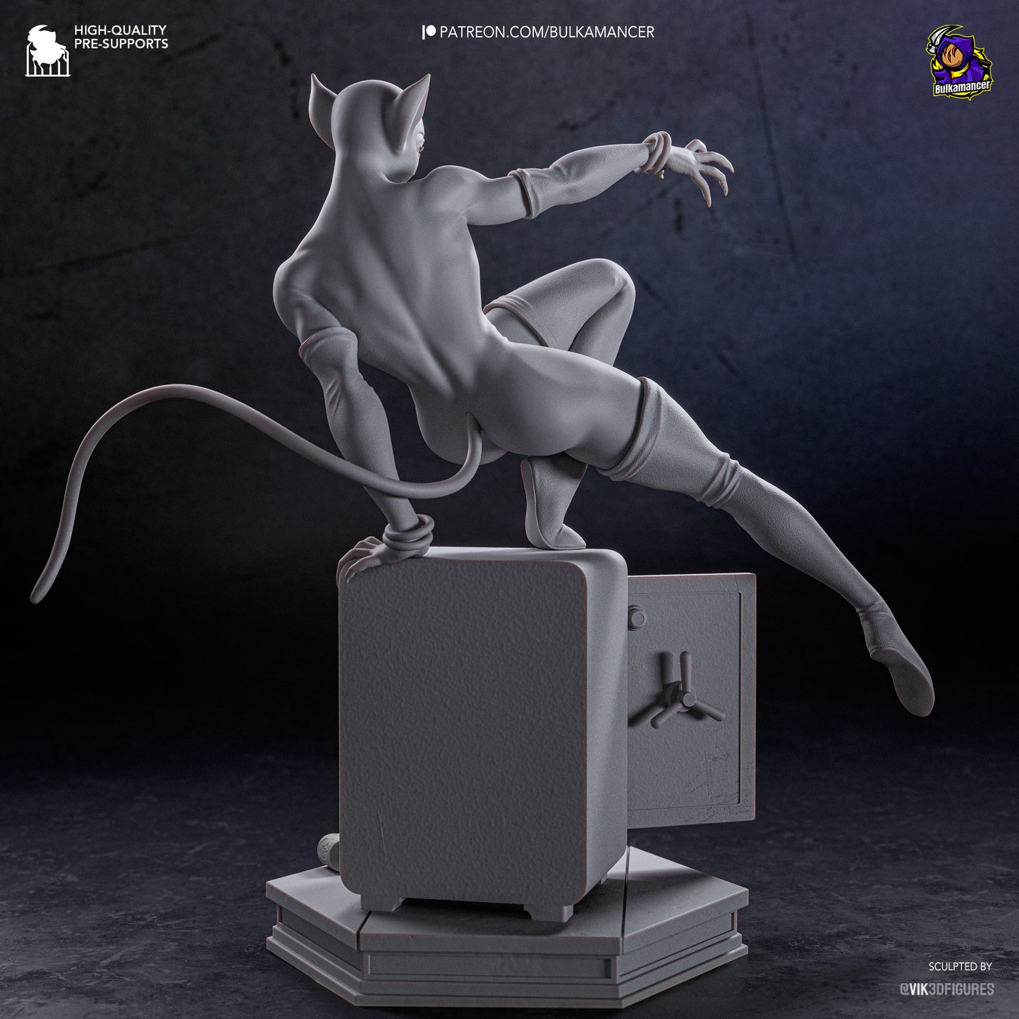 Bulkamancer Sculps Catwoman