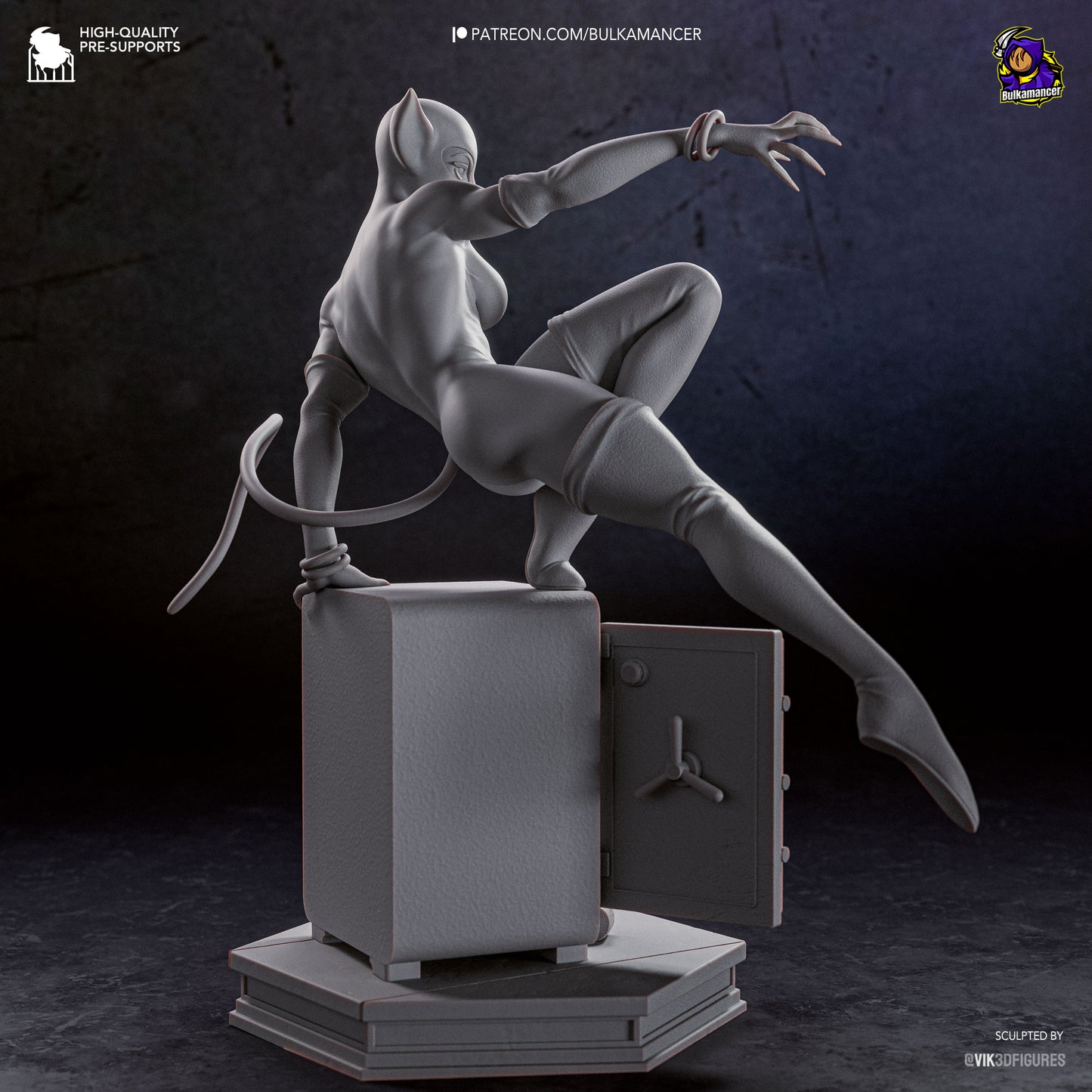 Bulkamancer Sculps Catwoman