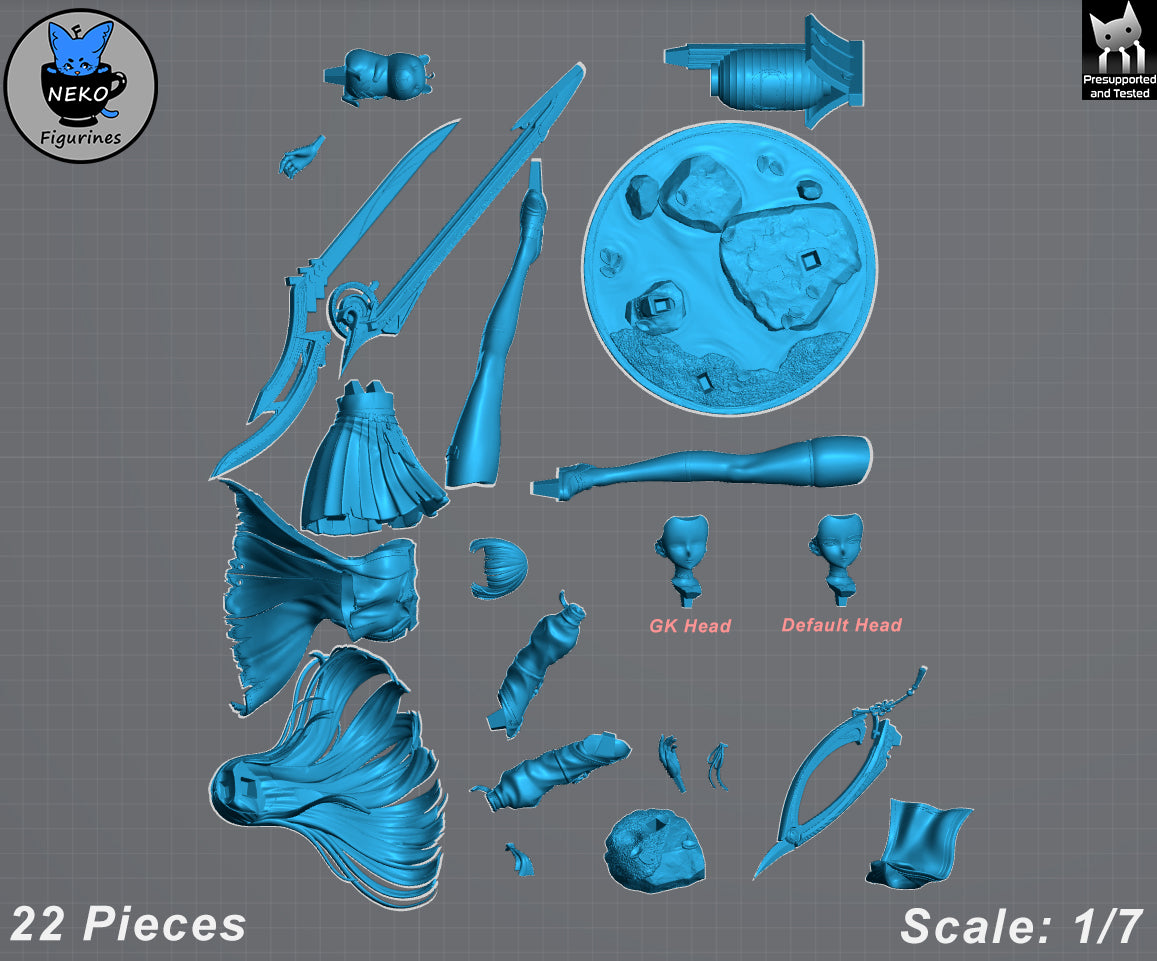 Neko Figurines Chisa - Wuthering Waves