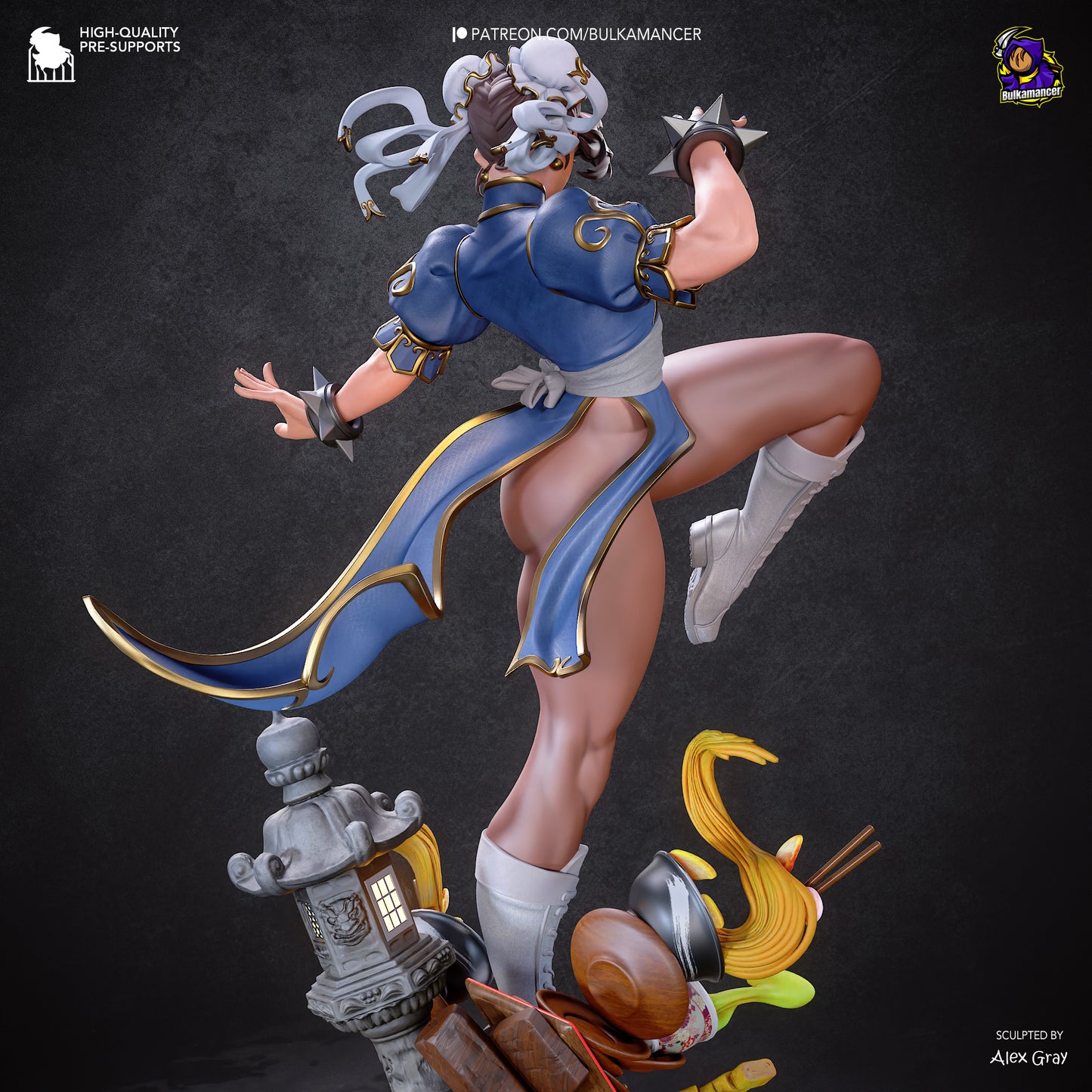 Bulkamancer Sculps Chun-Li - Street Fighter