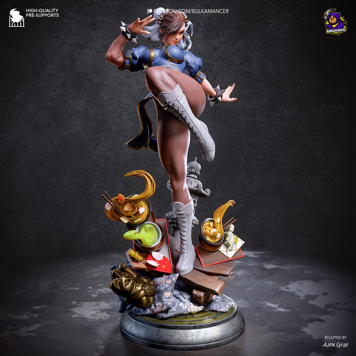 Bulkamancer Sculps Chun-Li - Street Fighter