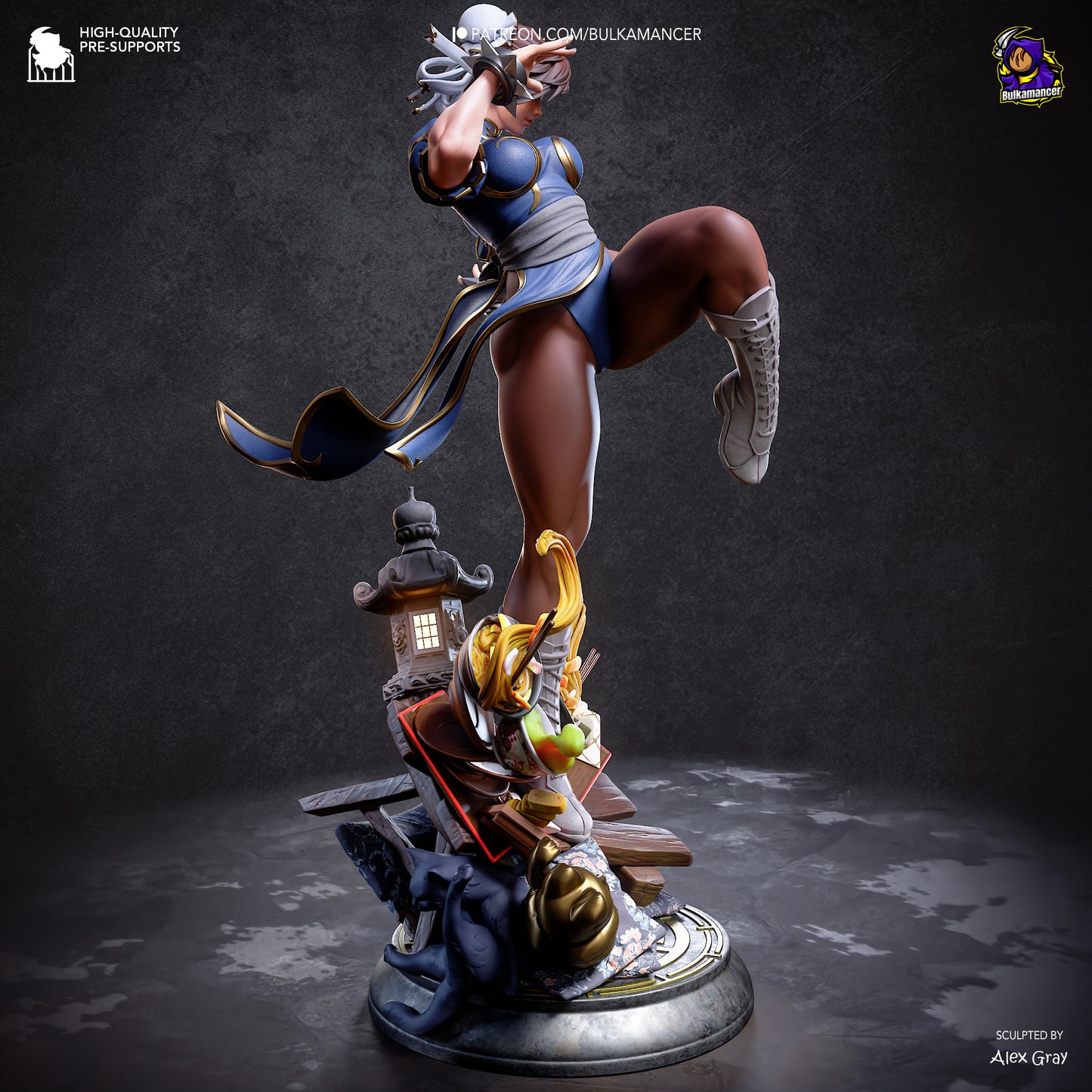 Bulkamancer Sculps Chun-Li - Street Fighter