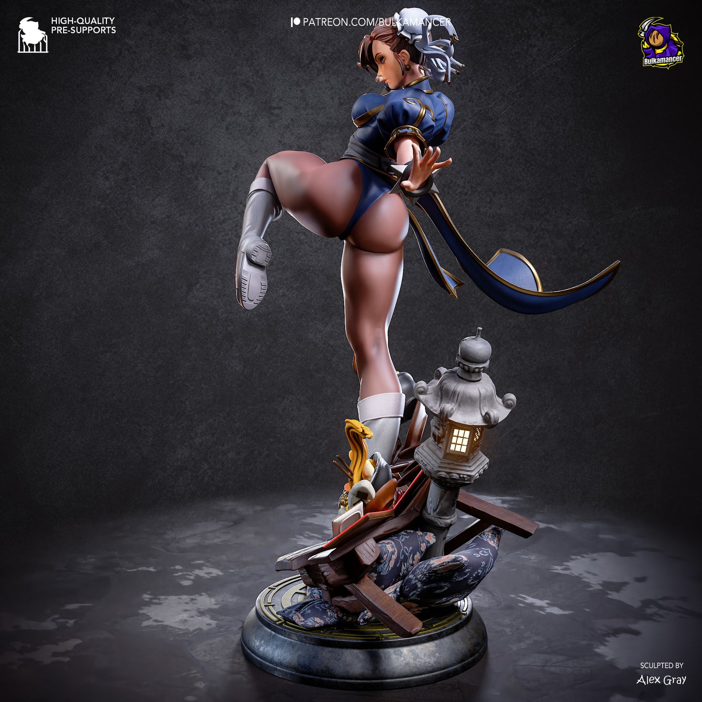Bulkamancer Sculps Chun-Li - Street Fighter