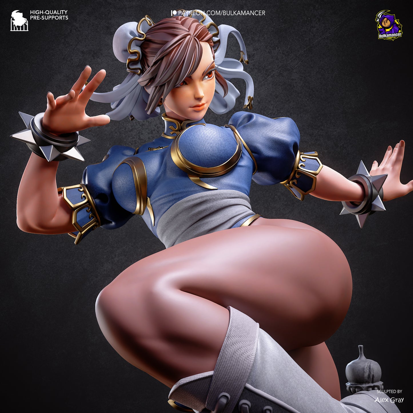 Bulkamancer Sculps Chun-Li - Street Fighter