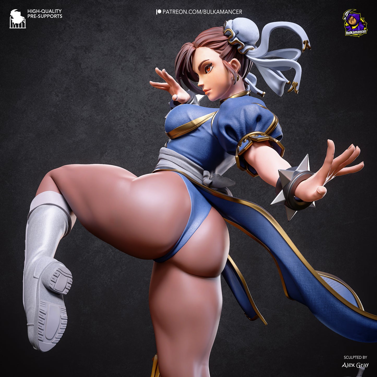Bulkamancer Sculps Chun-Li - Street Fighter
