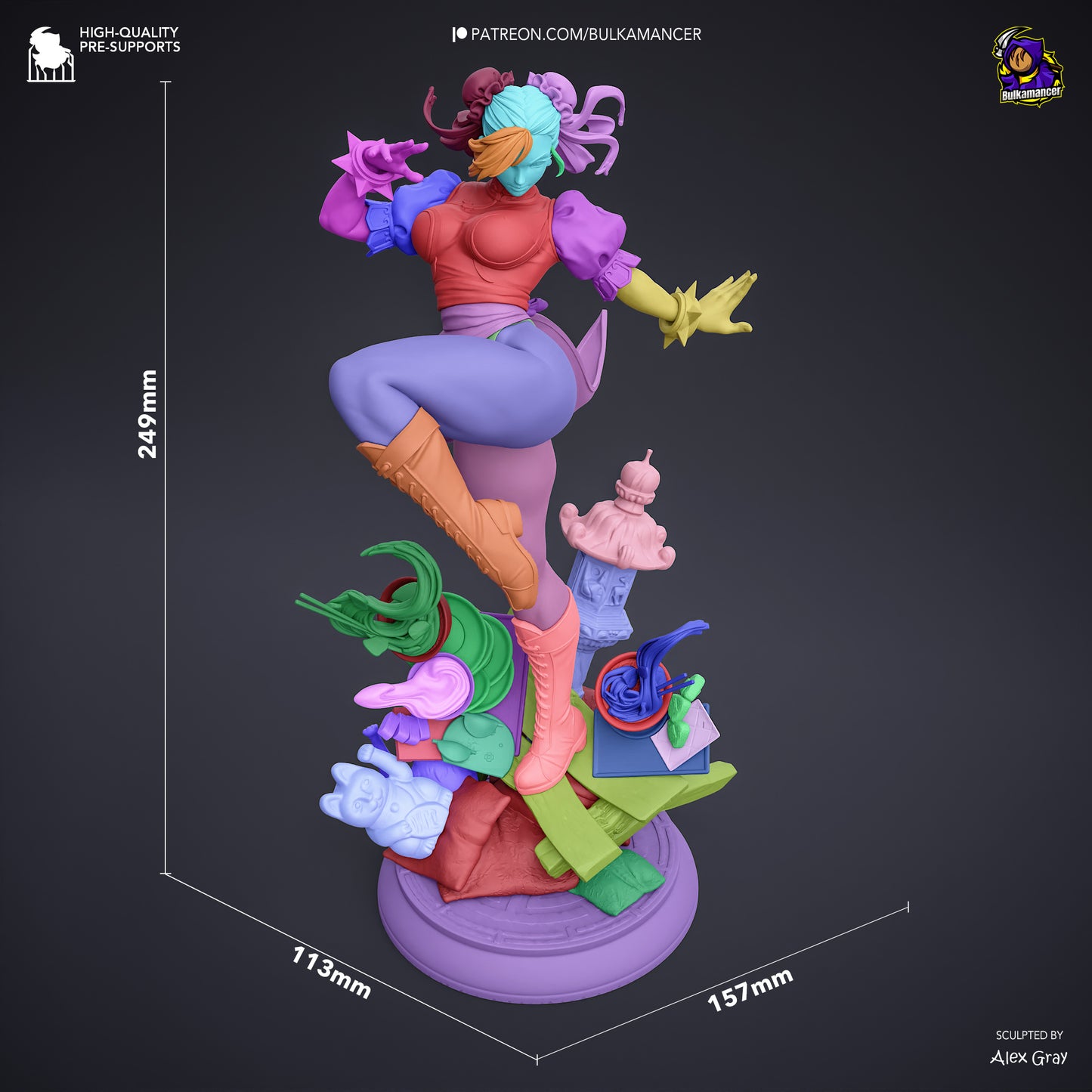 Bulkamancer Sculps Chun-Li - Street Fighter