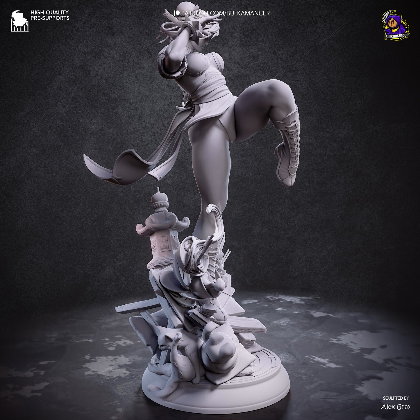Bulkamancer Sculps Chun-Li - Street Fighter
