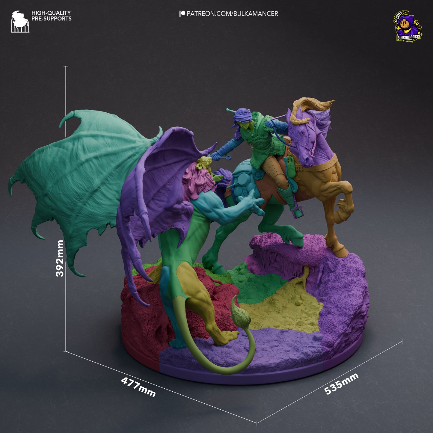 Bulkamancer Sculps Ciri vs Manticore - The Witcher IV