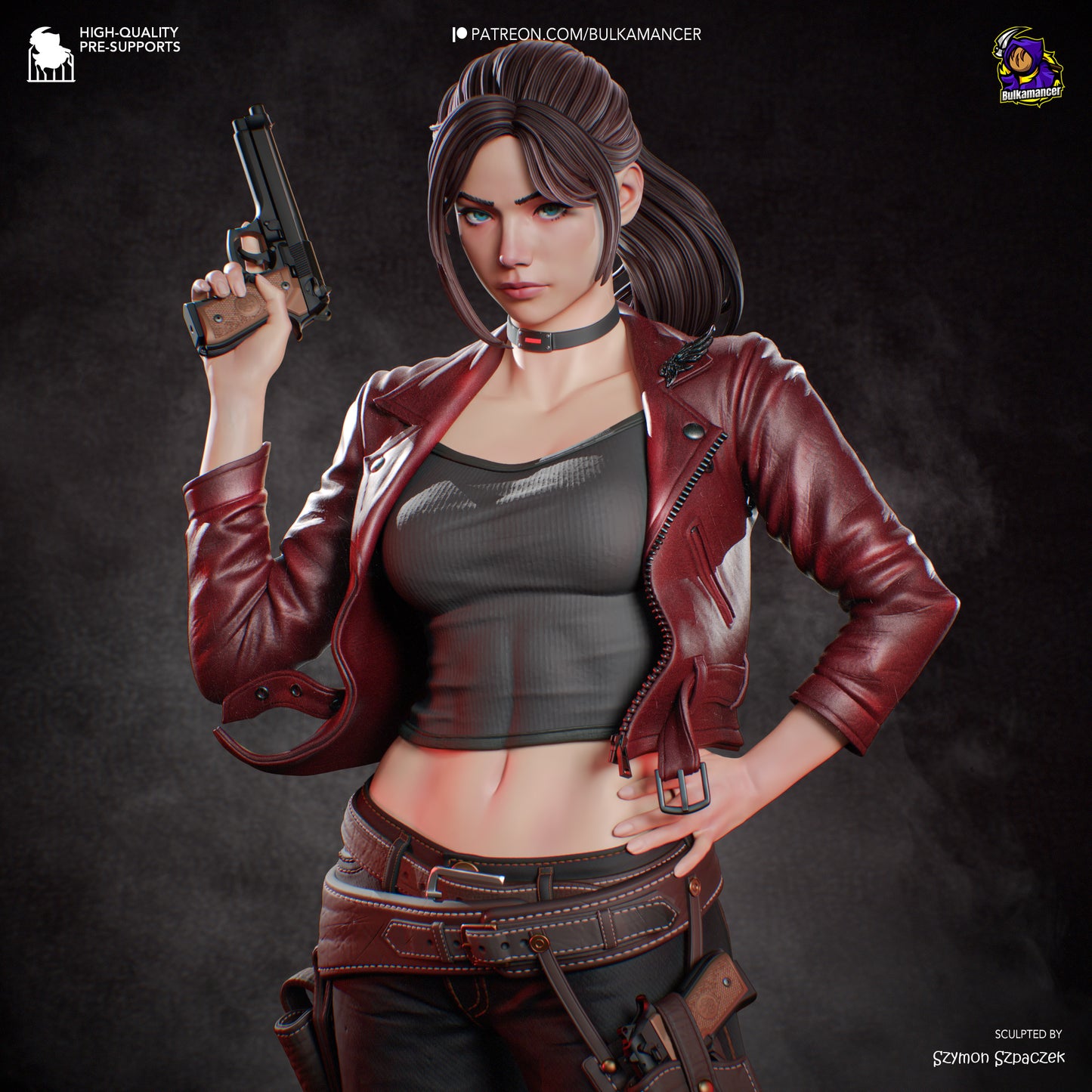 Bulkamancer Sculps Claire Redfield - Resident Evil