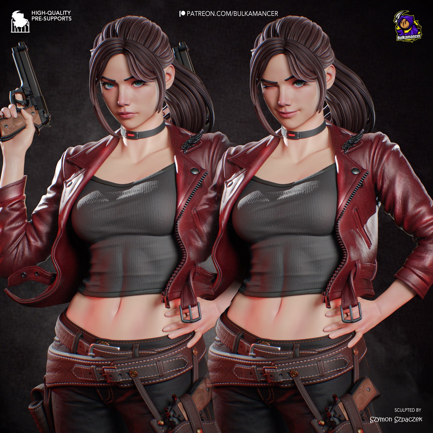 Bulkamancer Sculps Claire Redfield - Resident Evil