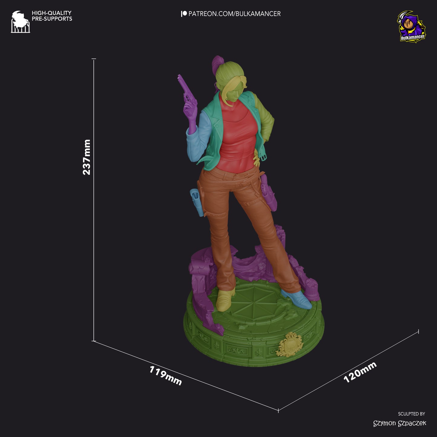 Bulkamancer Sculps Claire Redfield - Resident Evil