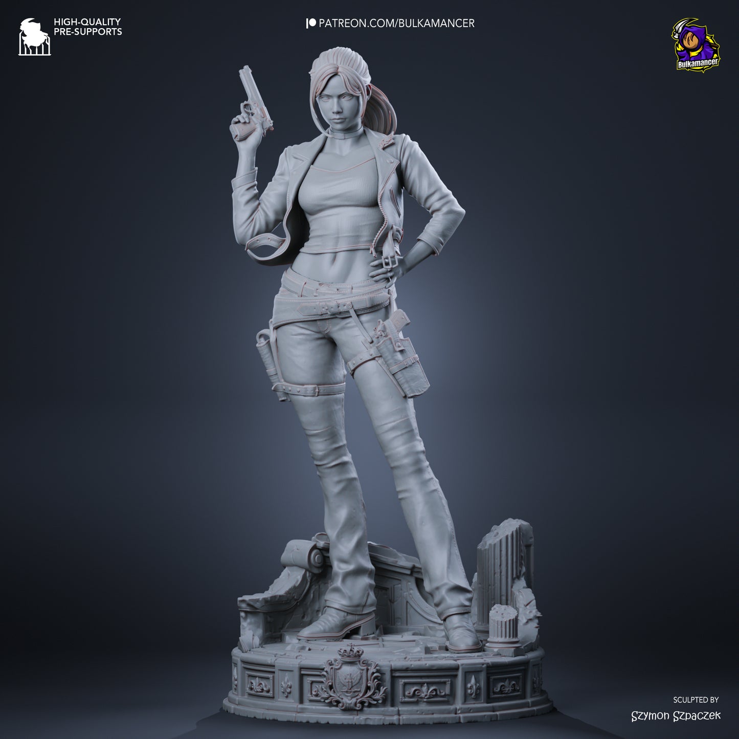 Bulkamancer Sculps Claire Redfield - Resident Evil