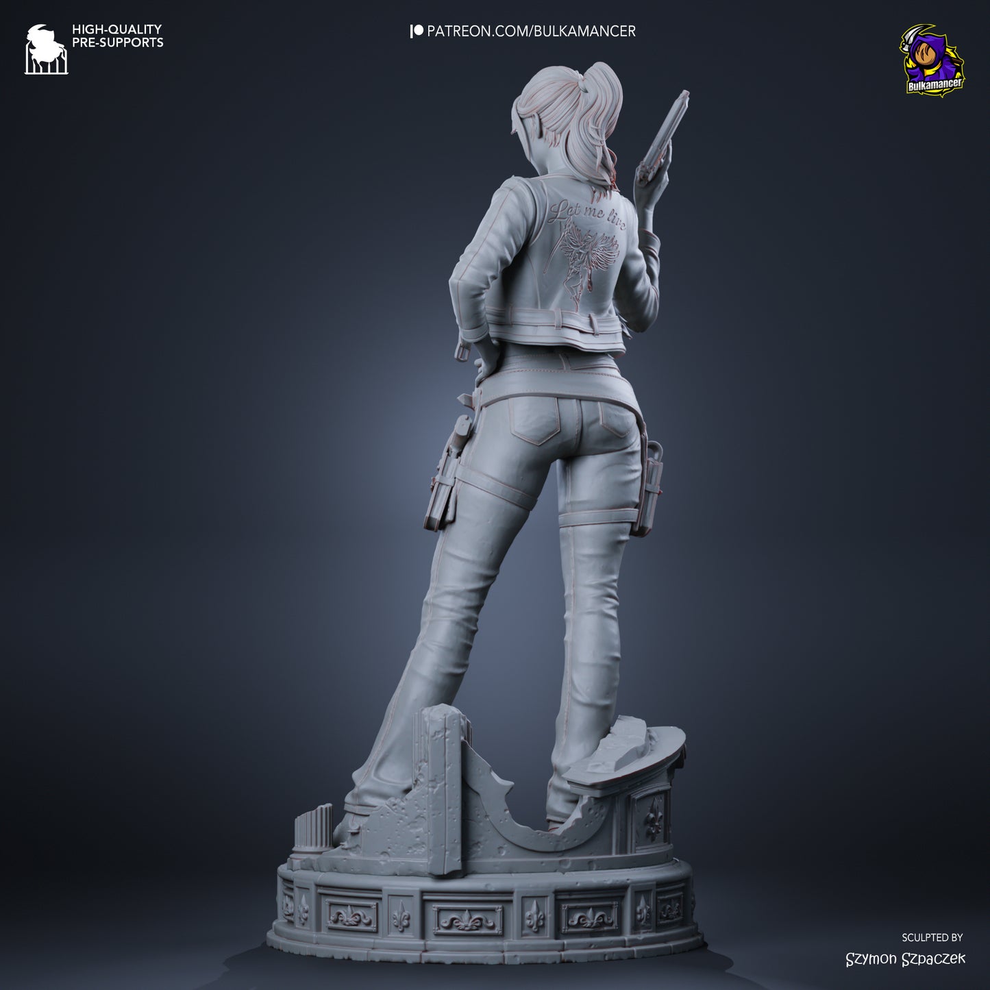 Bulkamancer Sculps Claire Redfield - Resident Evil