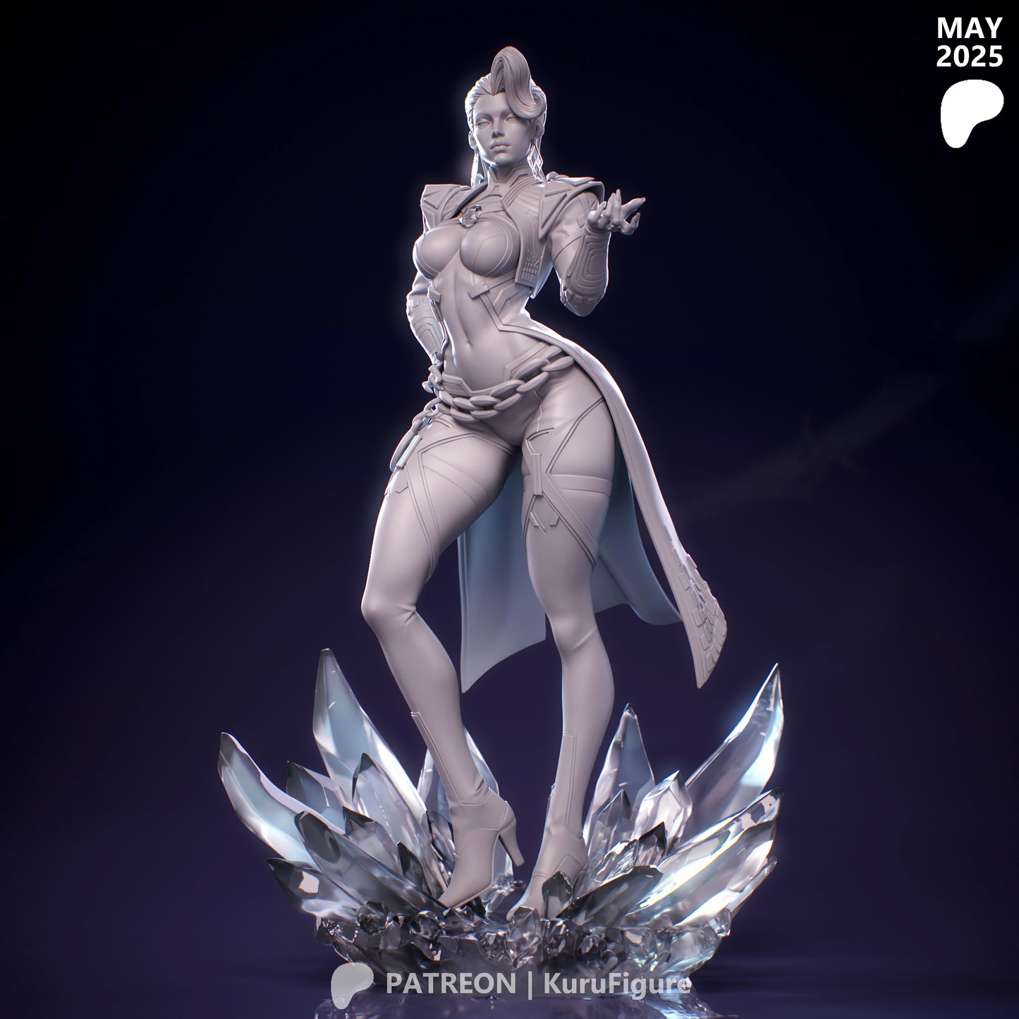 Kuru Figures Emma frost - Marvel Rivals