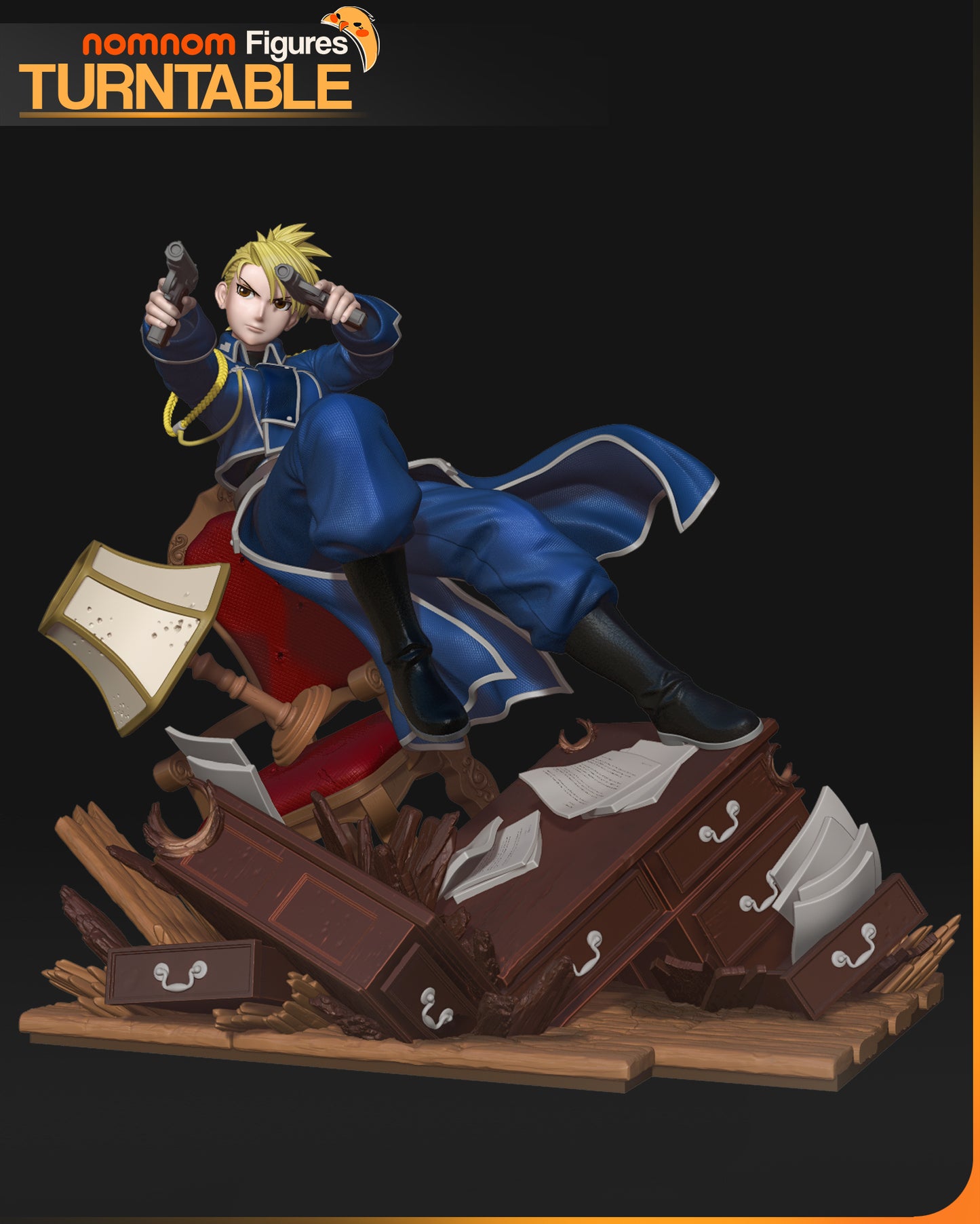 Nomnom Figures Rizza Hawkeye - Full Metal Alchemist