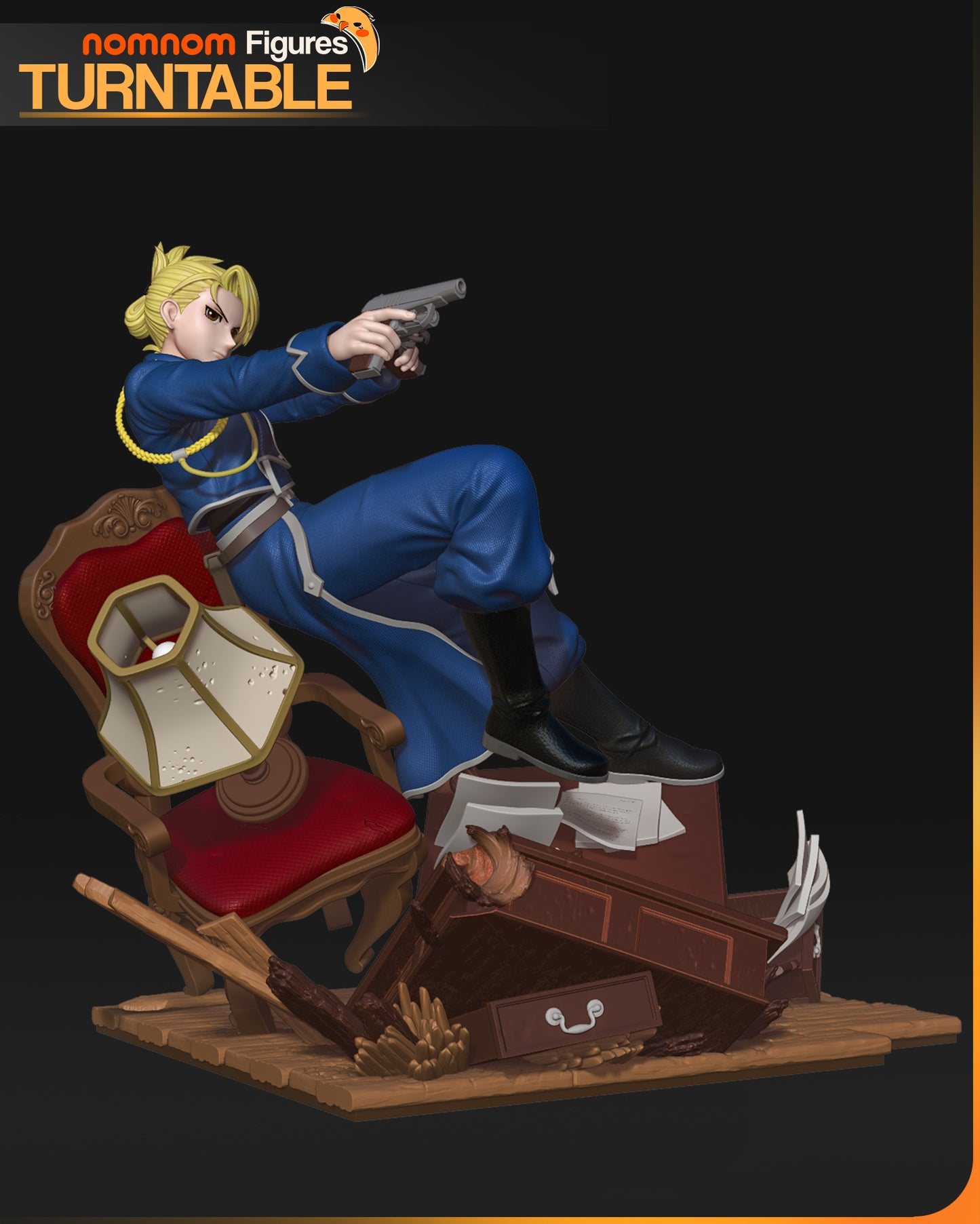 Nomnom Figures Rizza Hawkeye - Full Metal Alchemist