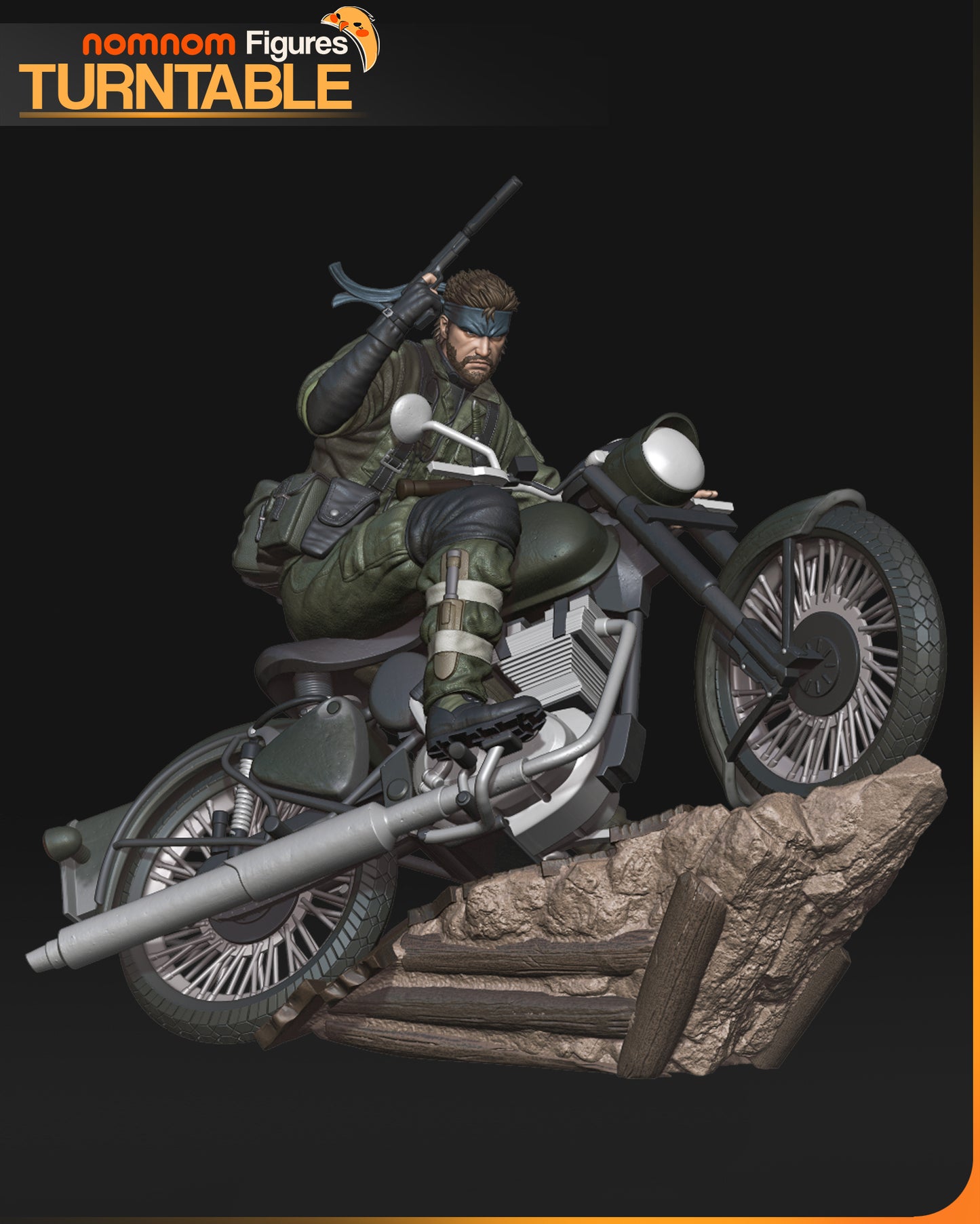 Nomnom Figures Naked Snake - Metal Gear Snake Eater