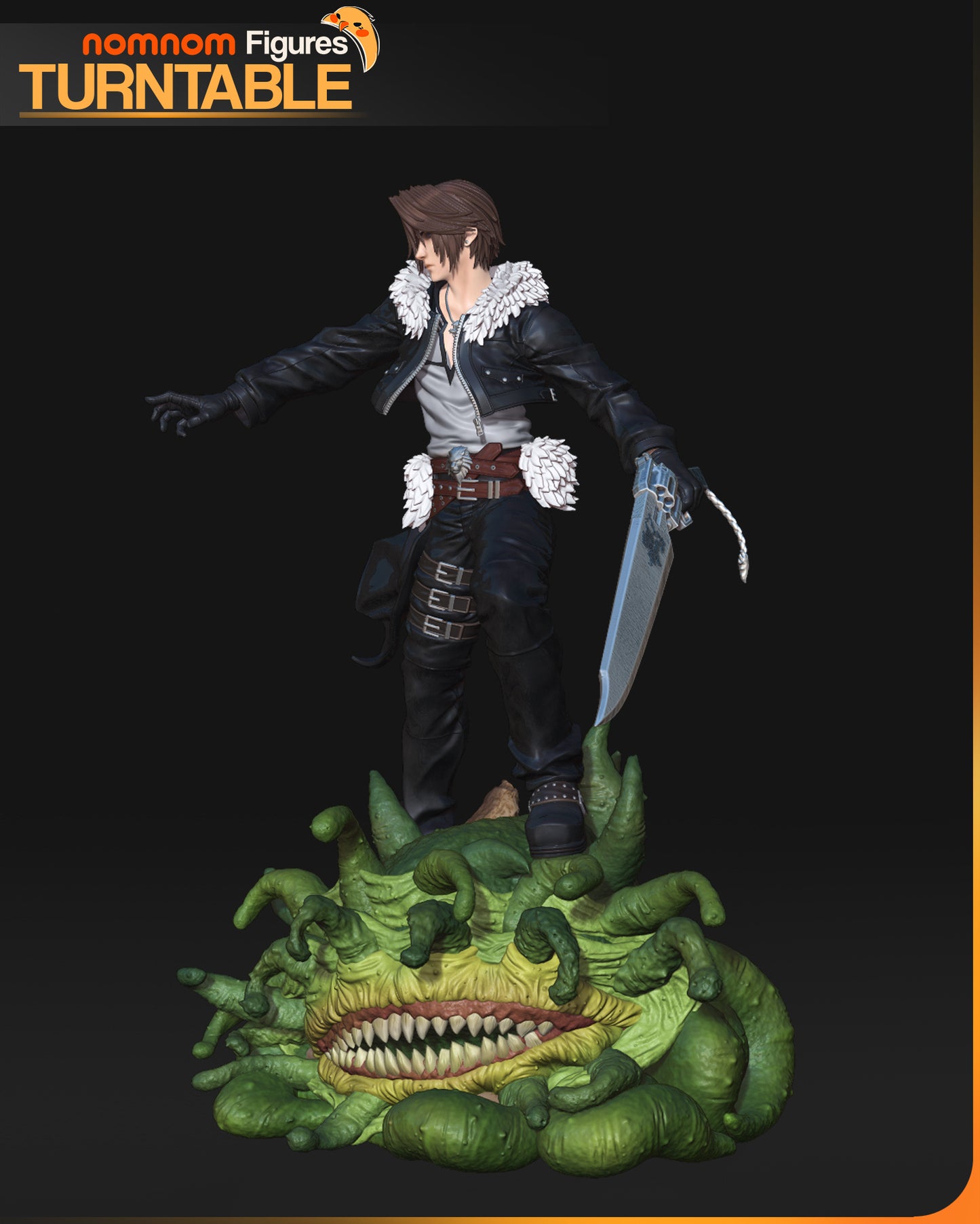 Nomnom Figures Squall Leonhart - Final Fantasy VIII
