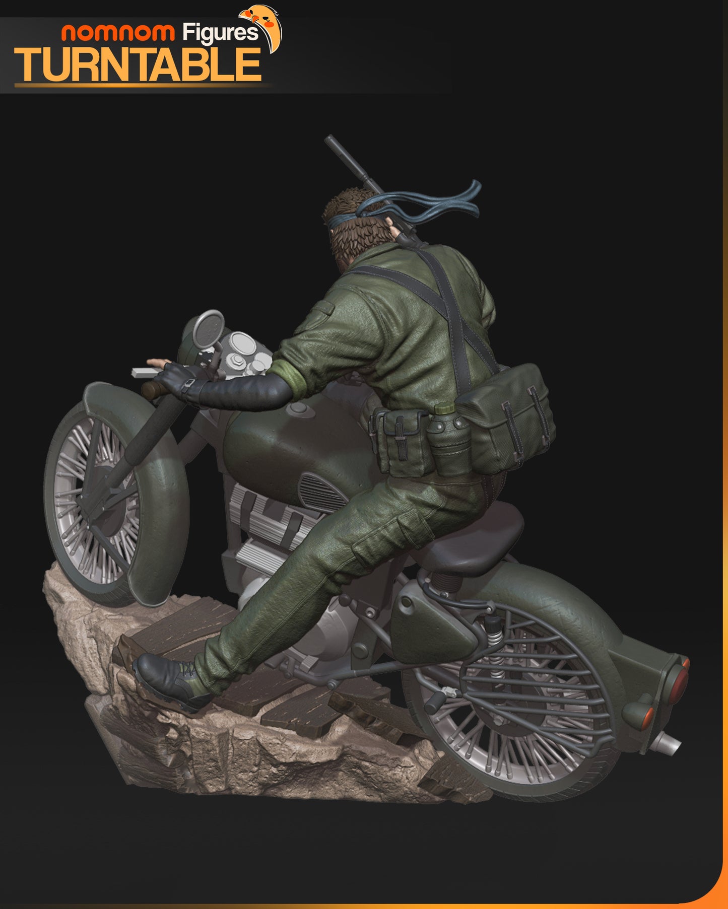 Nomnom Figures Naked Snake - Metal Gear Snake Eater