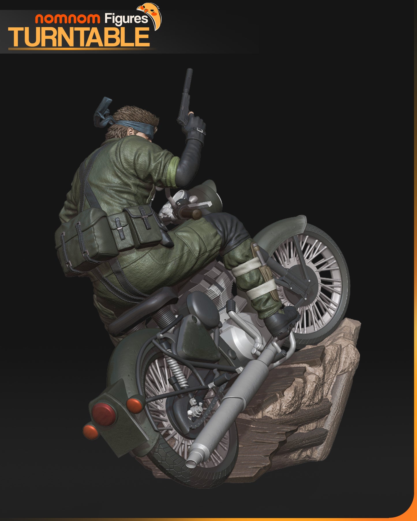 Nomnom Figures Naked Snake - Metal Gear Snake Eater