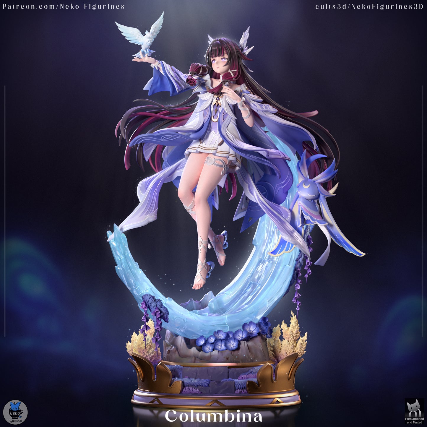 Neko Figurines Columbina - Genshin Impact