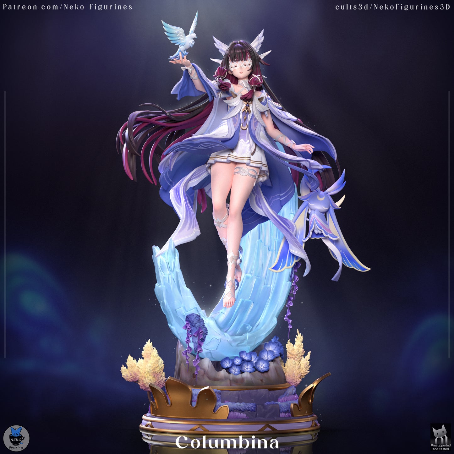 Neko Figurines Columbina - Genshin Impact
