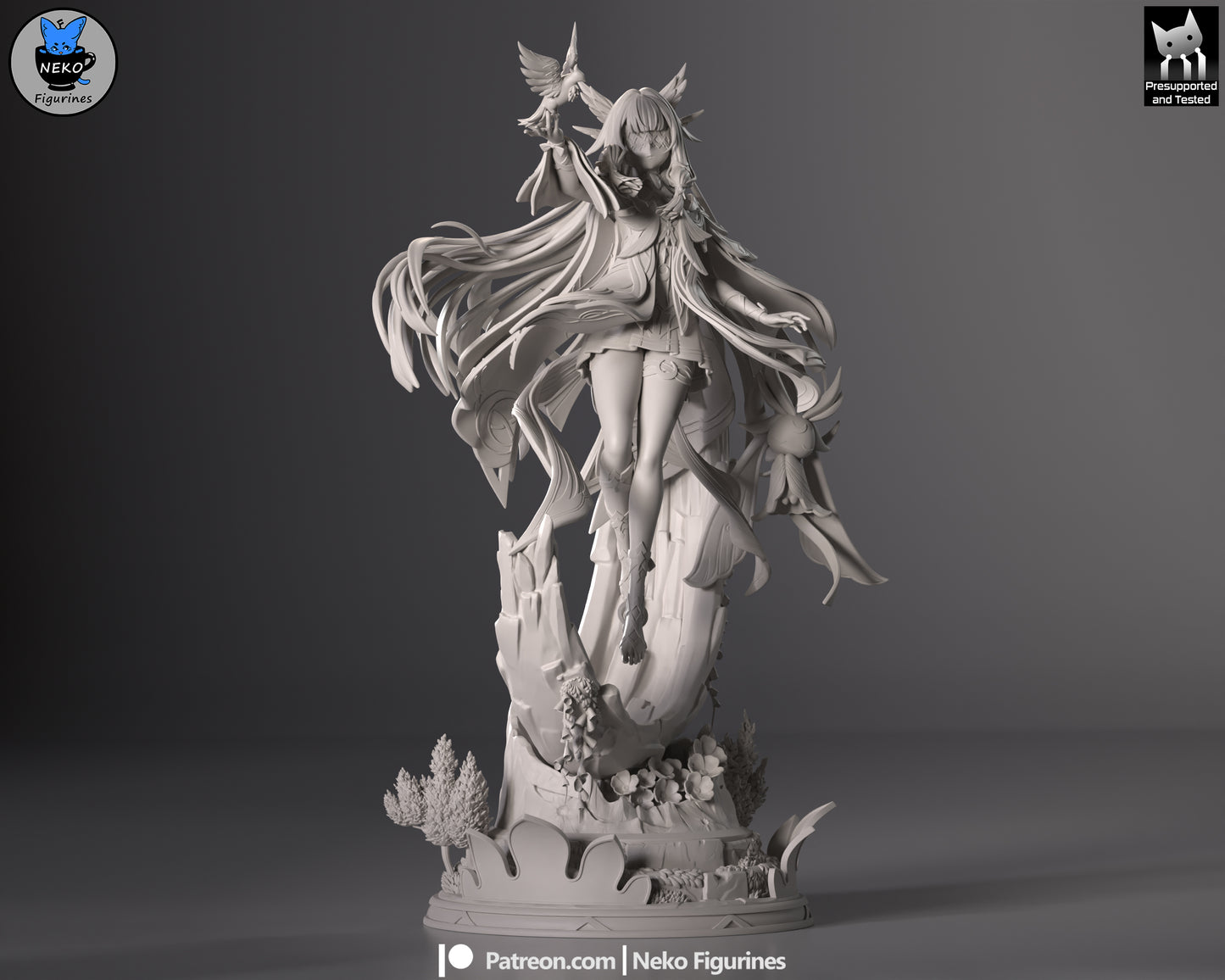 Neko Figurines Columbina - Genshin Impact