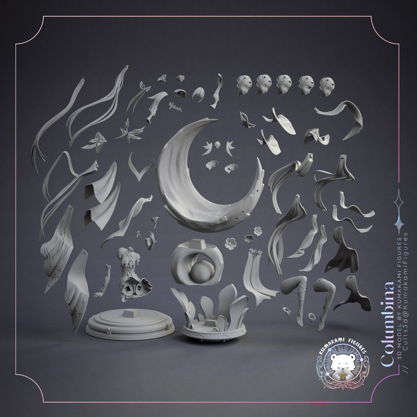 Kumakami Figures Columbina - Genshin Inpact