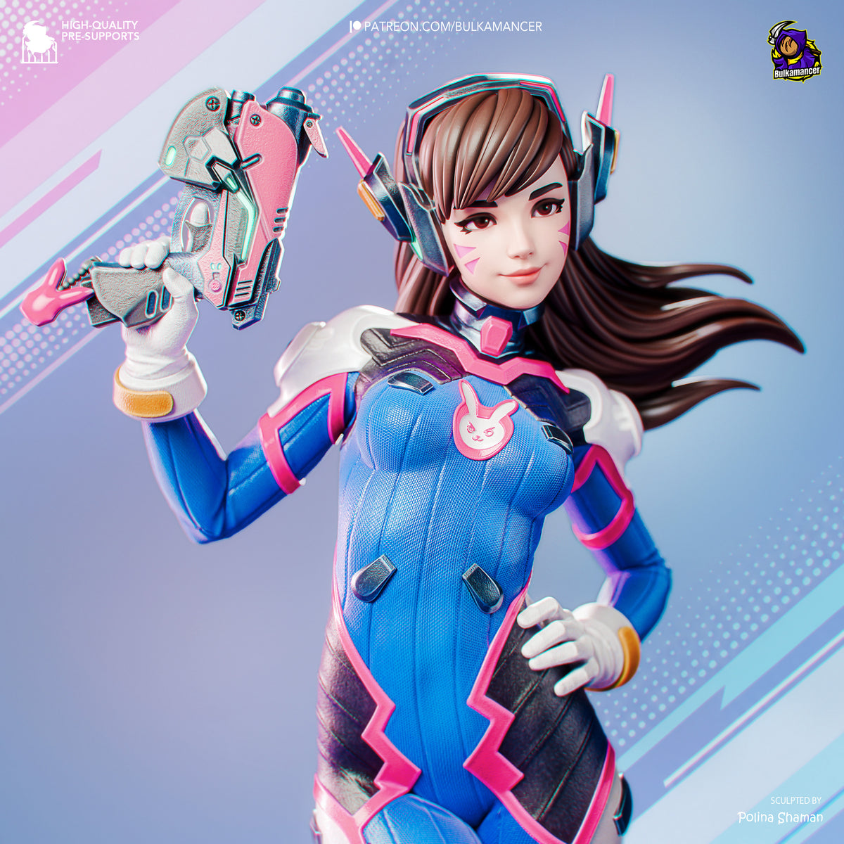 Bulkamancer Sculps D.Va - Overwatch