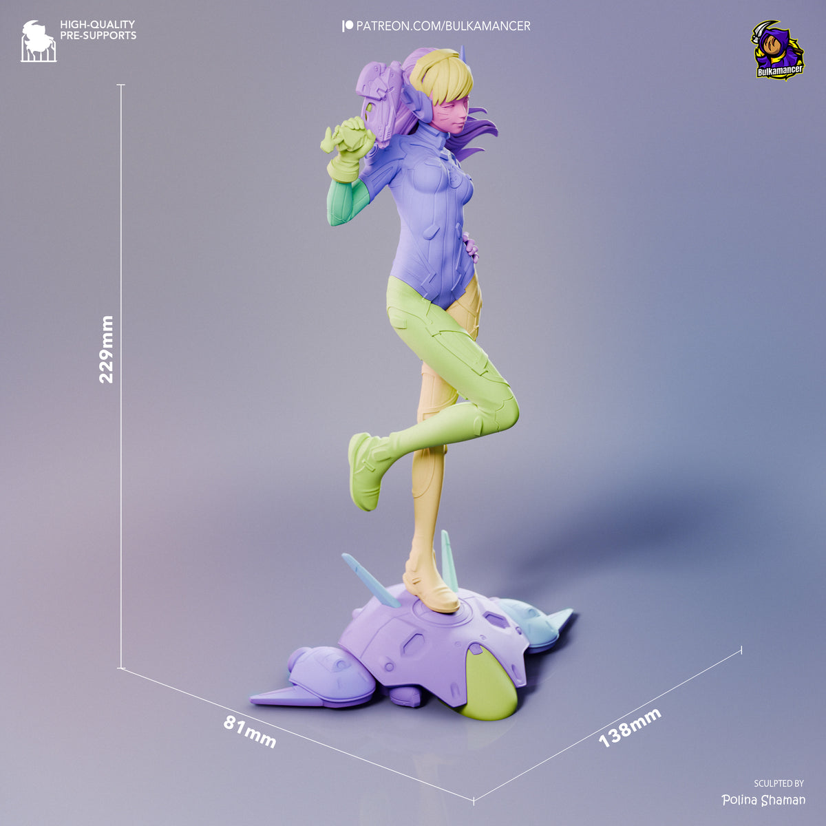 Bulkamancer Sculps D.Va - Overwatch