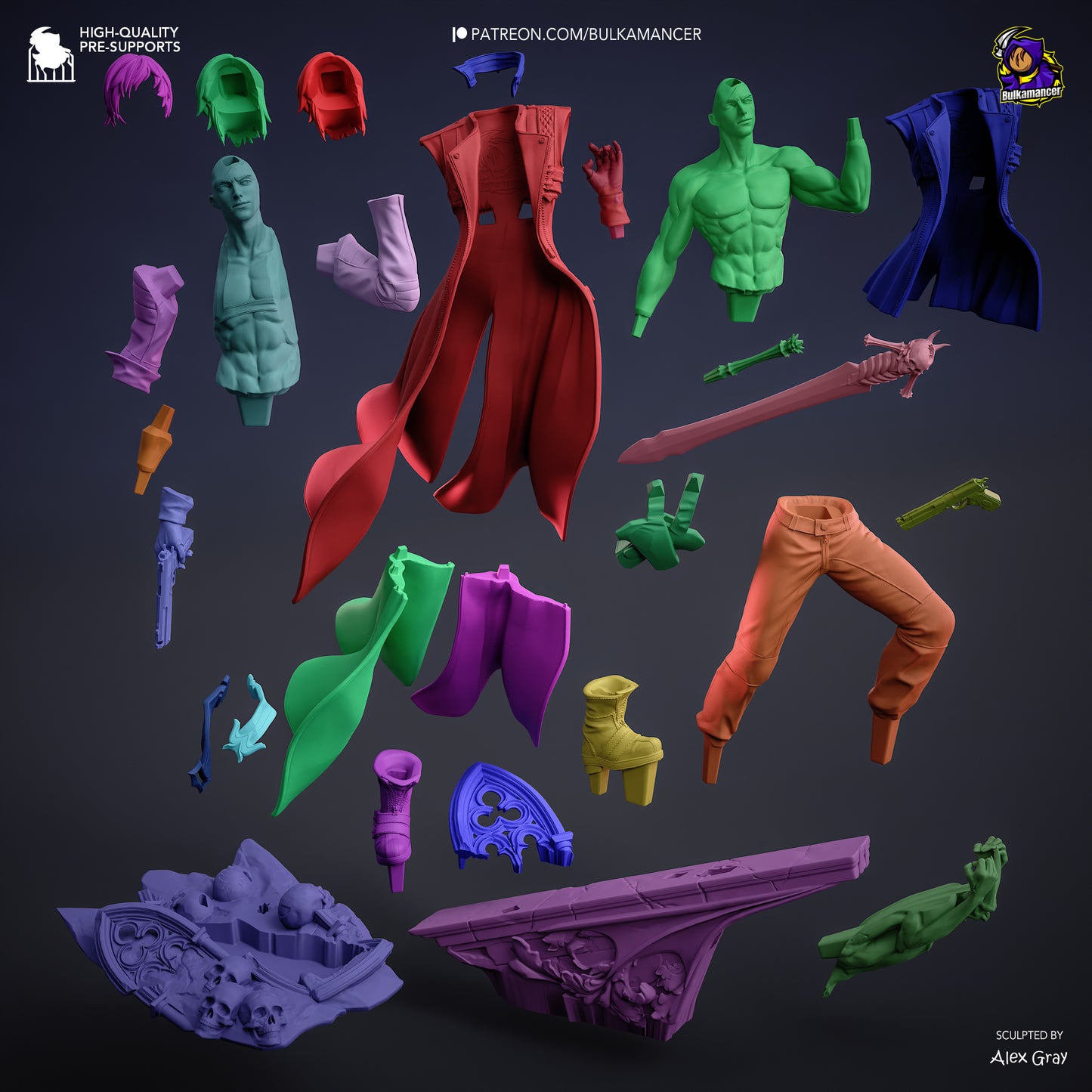 Bulkamancer Sculps Dante - Devil May Cry 3