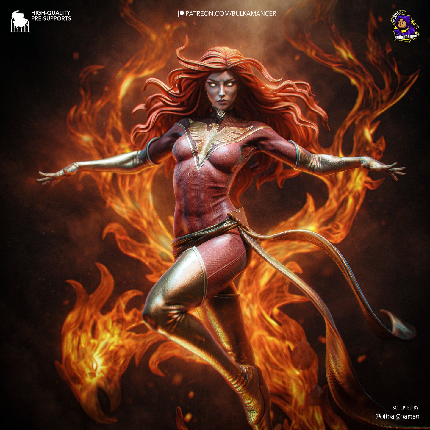 Bulkamancer Sculps Dark Phoenix