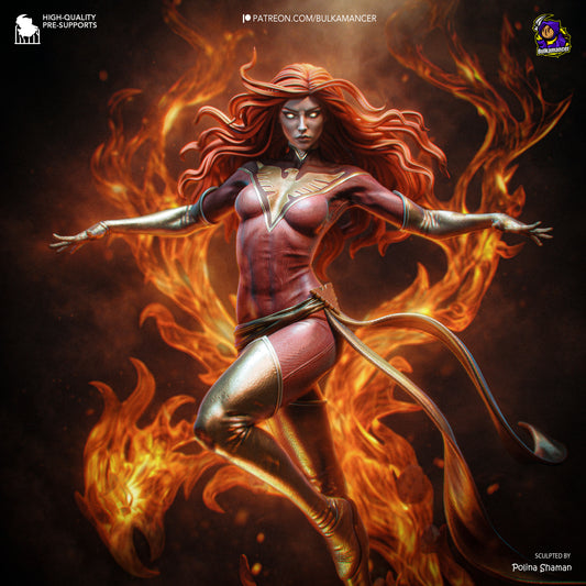 Bulkamancer Sculps Dark Phoenix