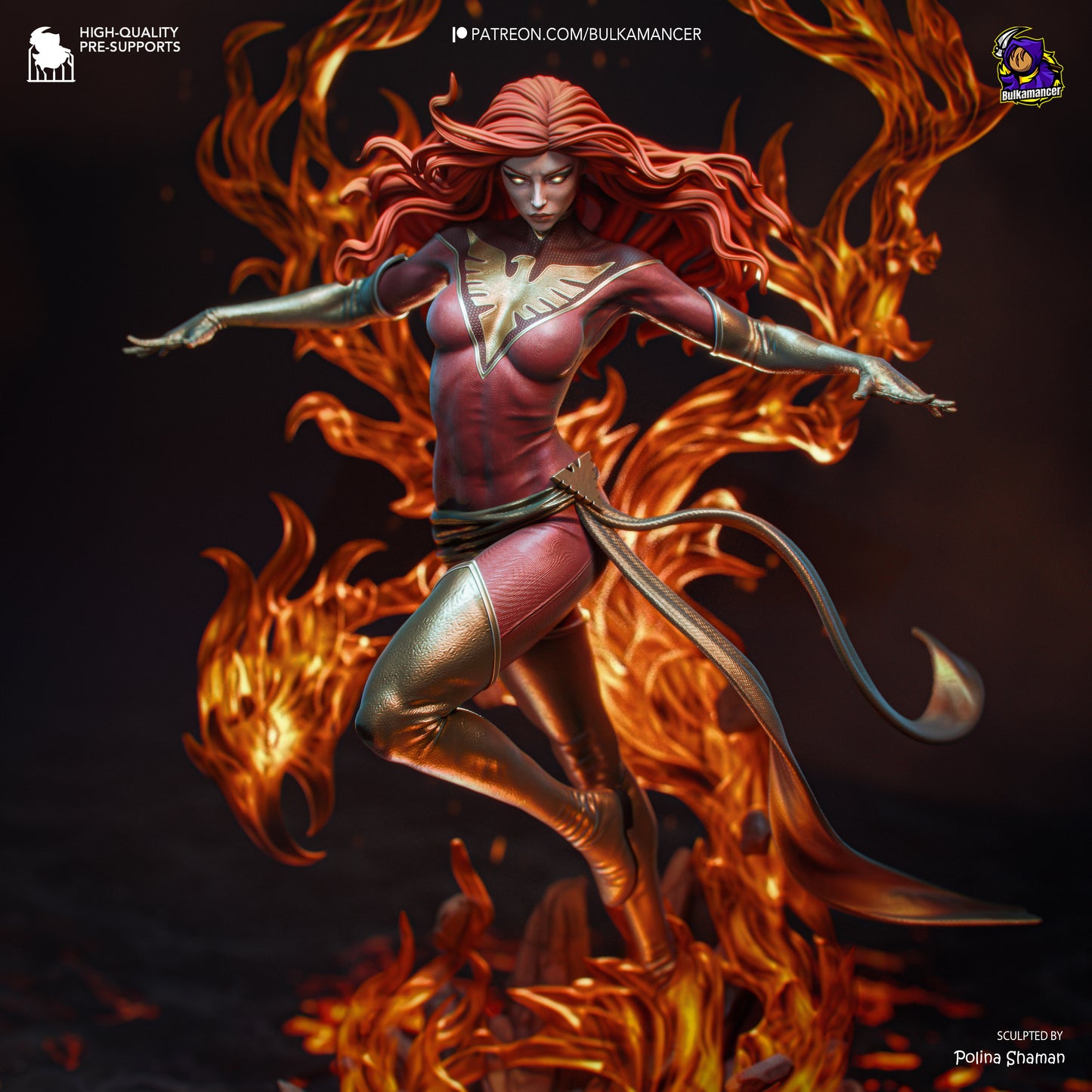 Bulkamancer Sculps Dark Phoenix