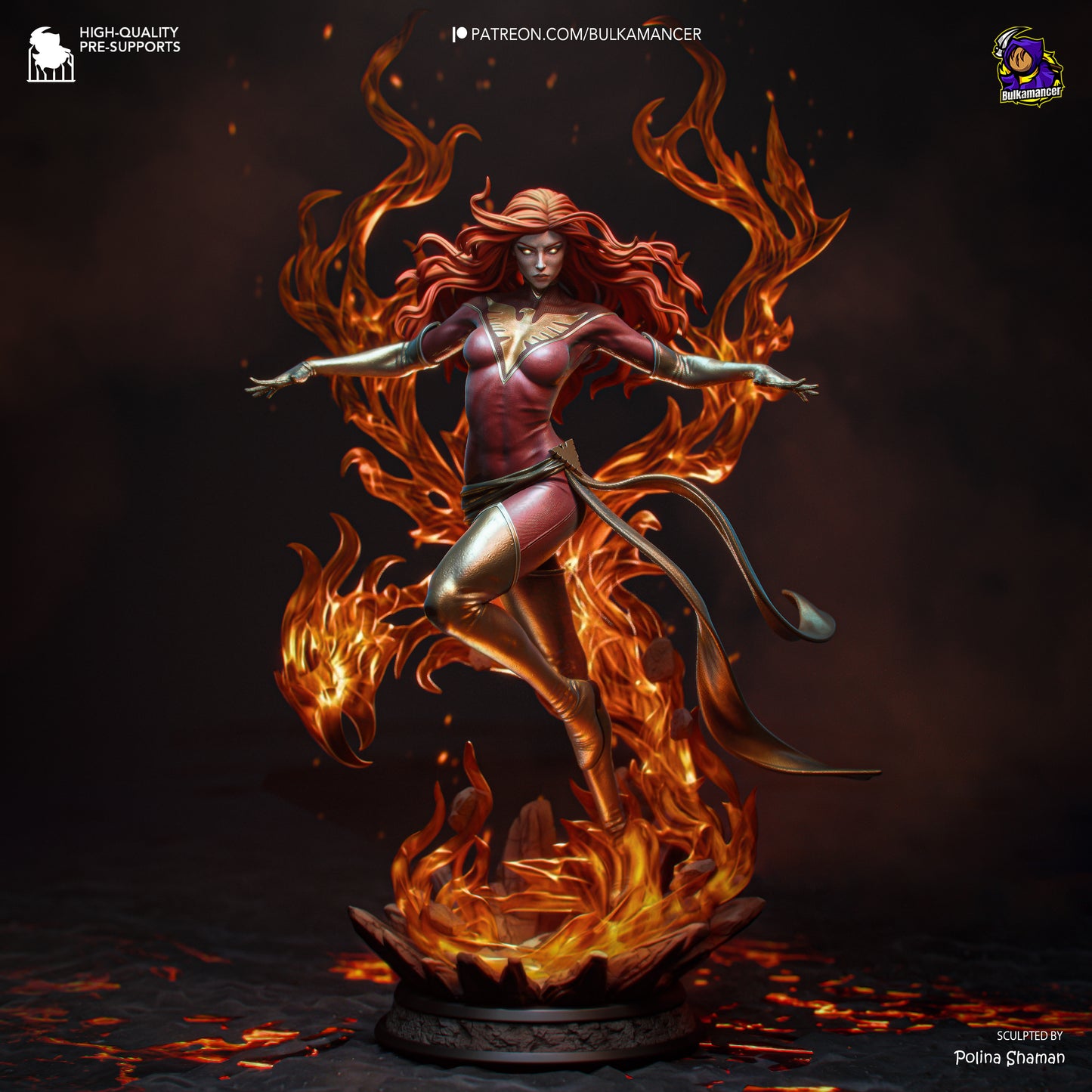 Bulkamancer Sculps Dark Phoenix