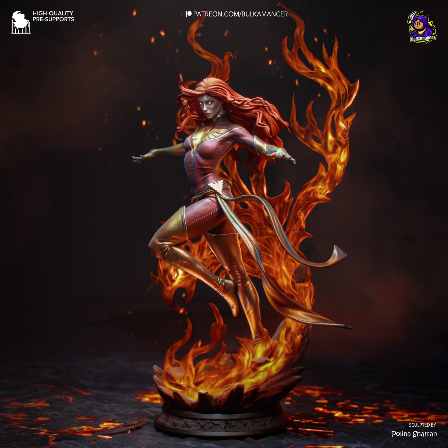 Bulkamancer Sculps Dark Phoenix