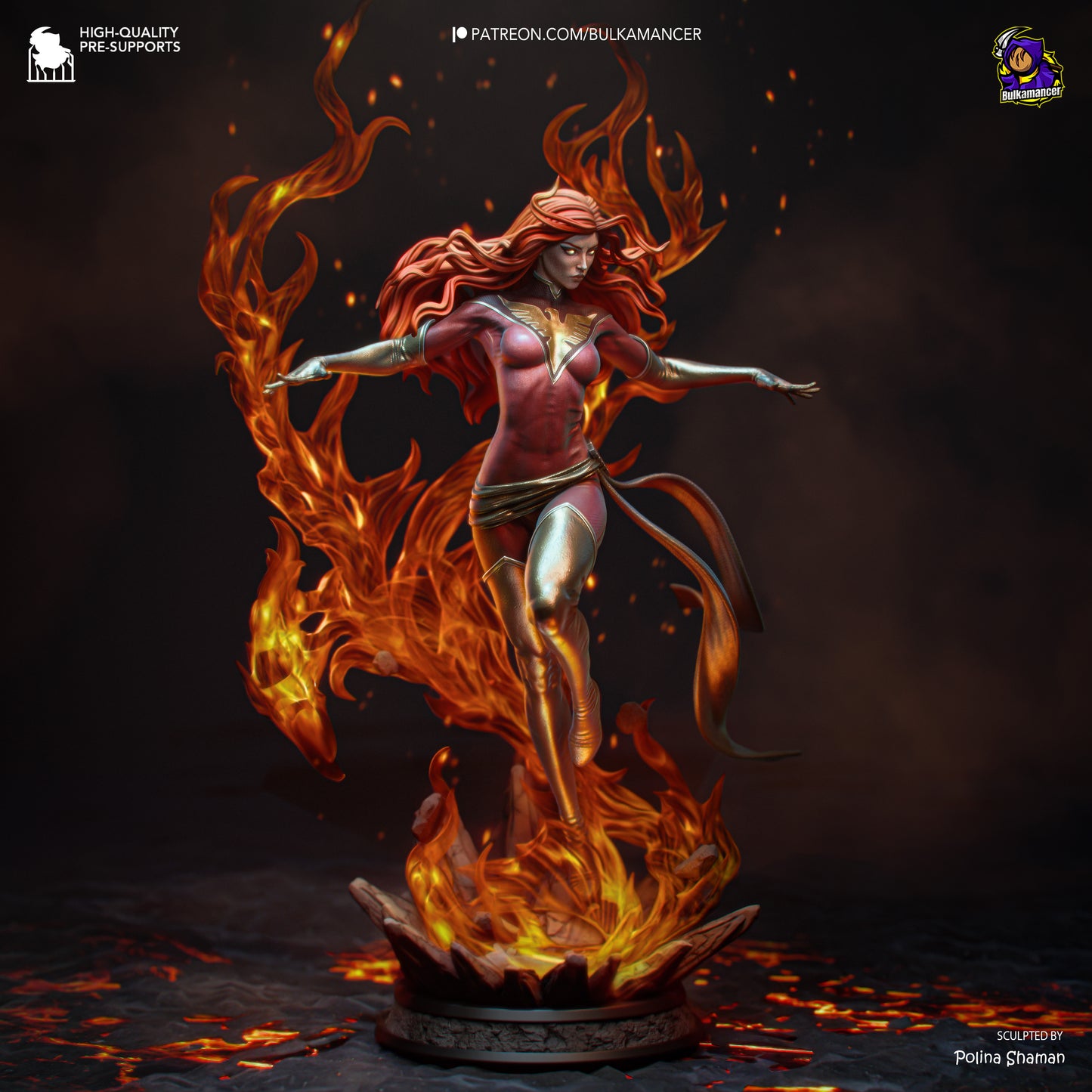 Bulkamancer Sculps Dark Phoenix
