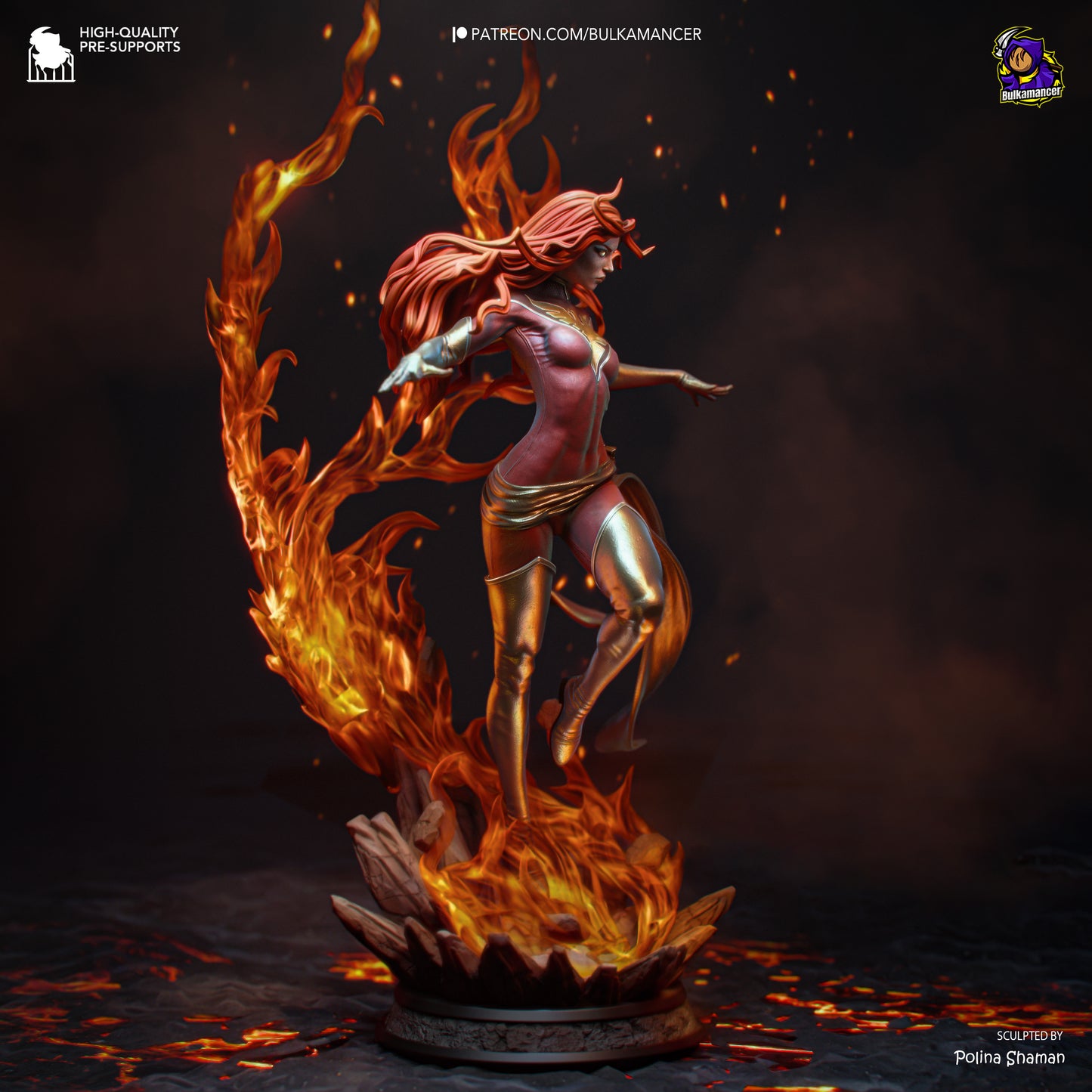 Bulkamancer Sculps Dark Phoenix