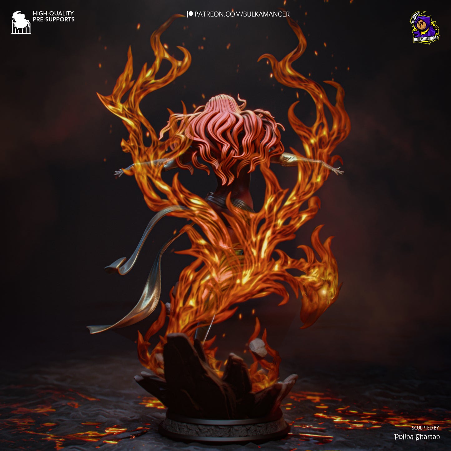 Bulkamancer Sculps Dark Phoenix