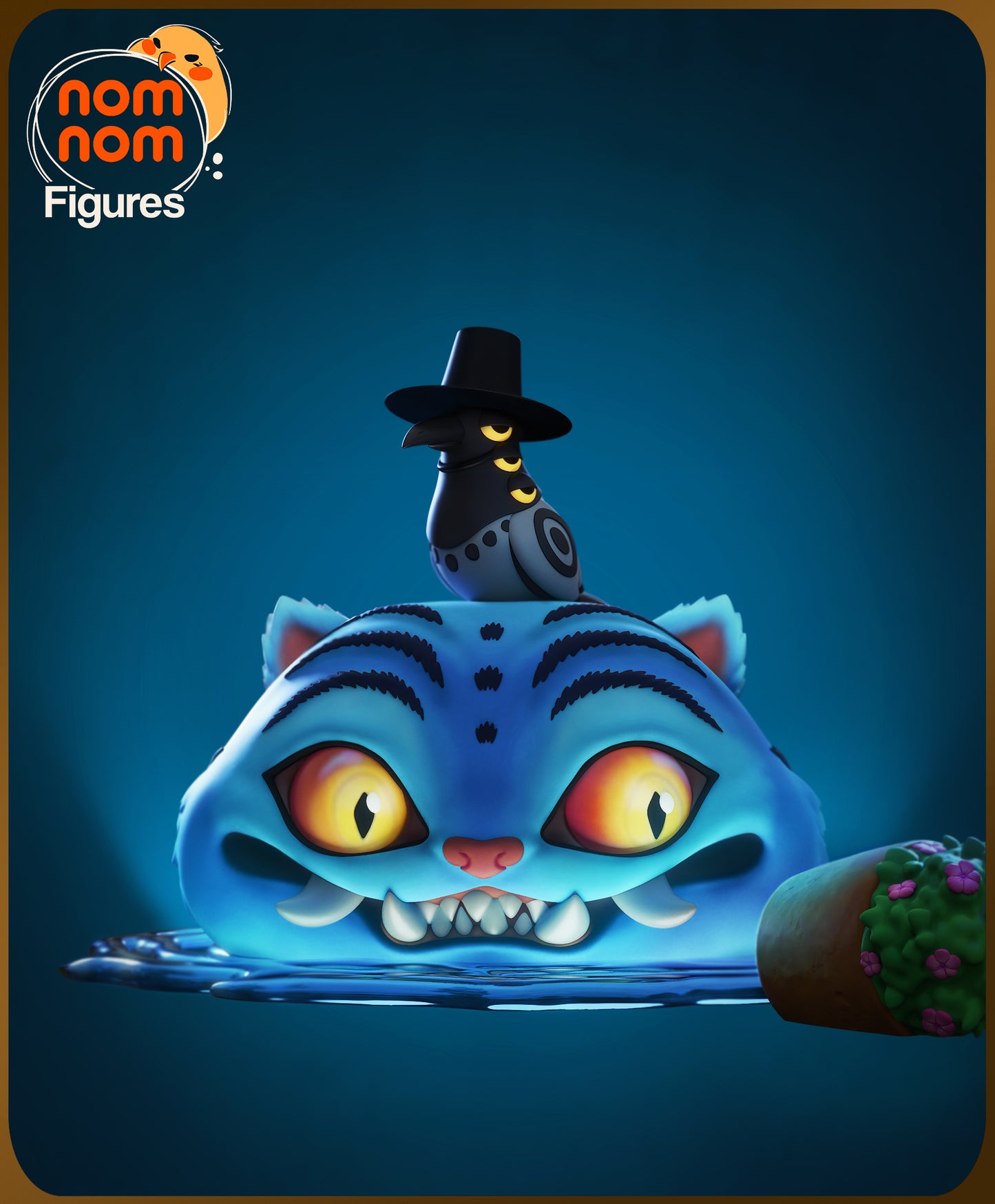 Nomnom Figures Chibi Derpy Tiger - Kpop  Demon Hunters