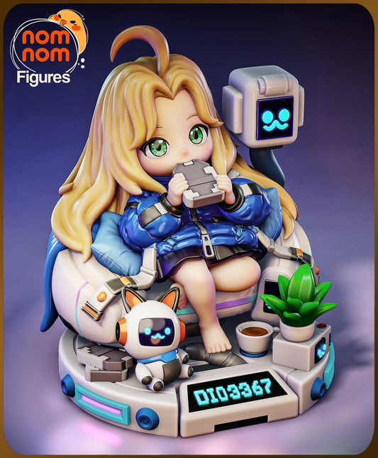 Nomnom Figures Chibi Diana - Pragmata