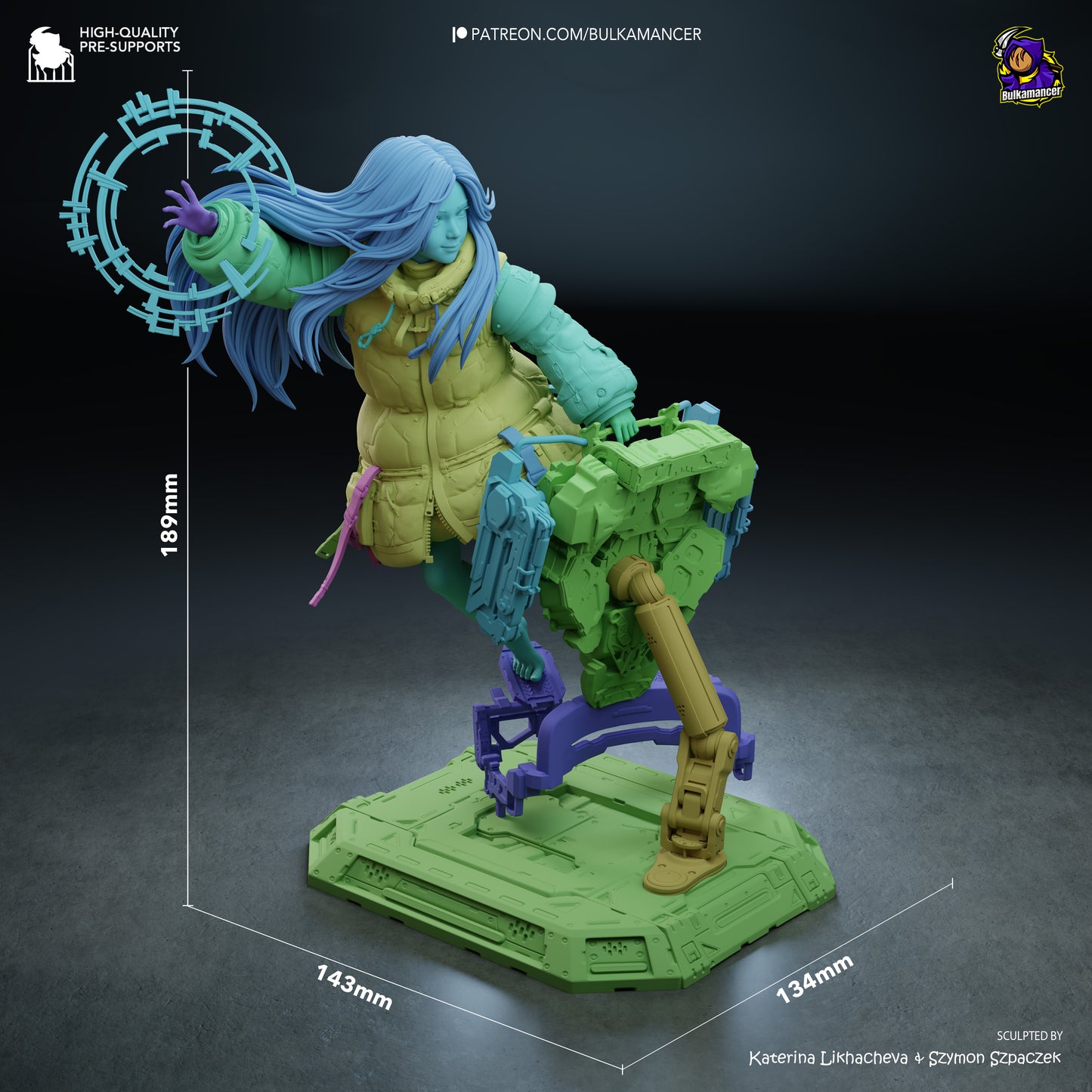 Bulkamancer Sculps Diana & Hugh - Pragmata
