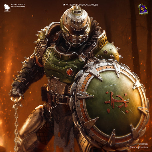 Bulkamancer Sculps Doom Slayer - Doom: Dark Ages