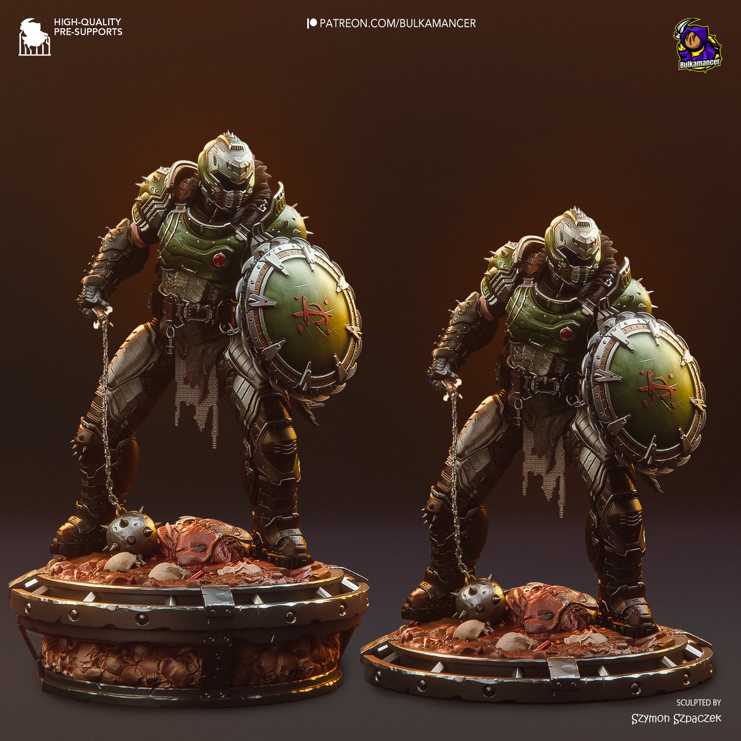 Bulkamancer Sculps Doom Slayer - Doom: Dark Ages