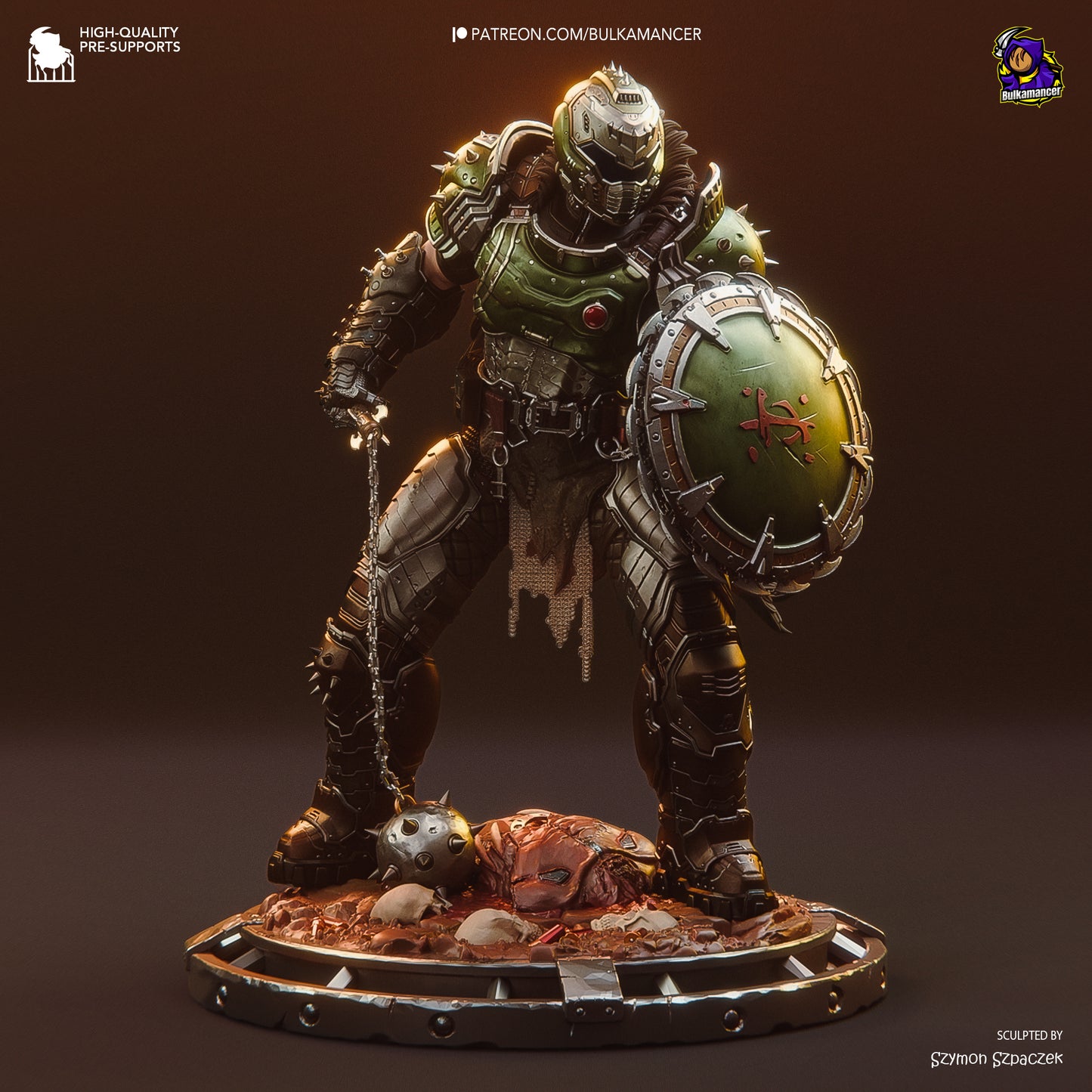 Bulkamancer Sculps Doom Slayer - Doom: Dark Ages