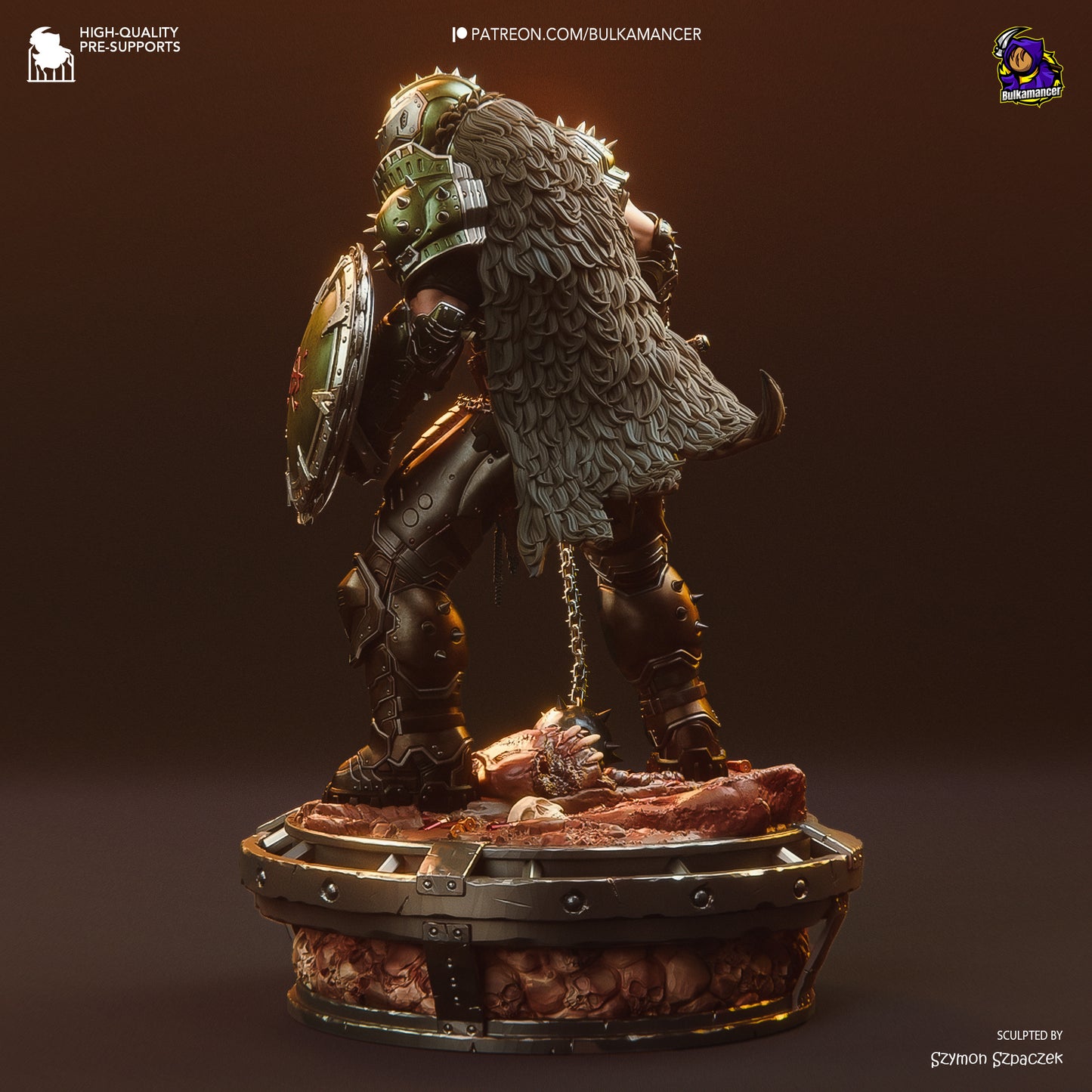 Bulkamancer Sculps Doom Slayer - Doom: Dark Ages